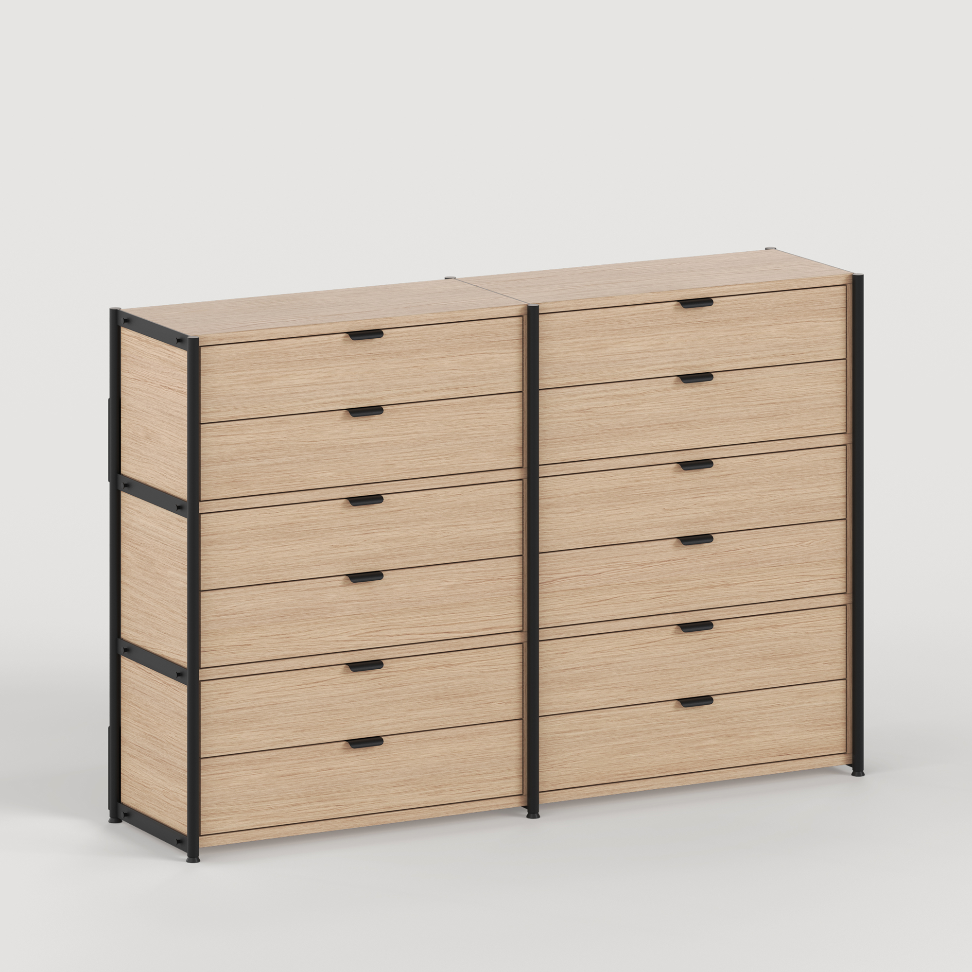 UNIT shelf - H110 x W164cm - eco-certified wood