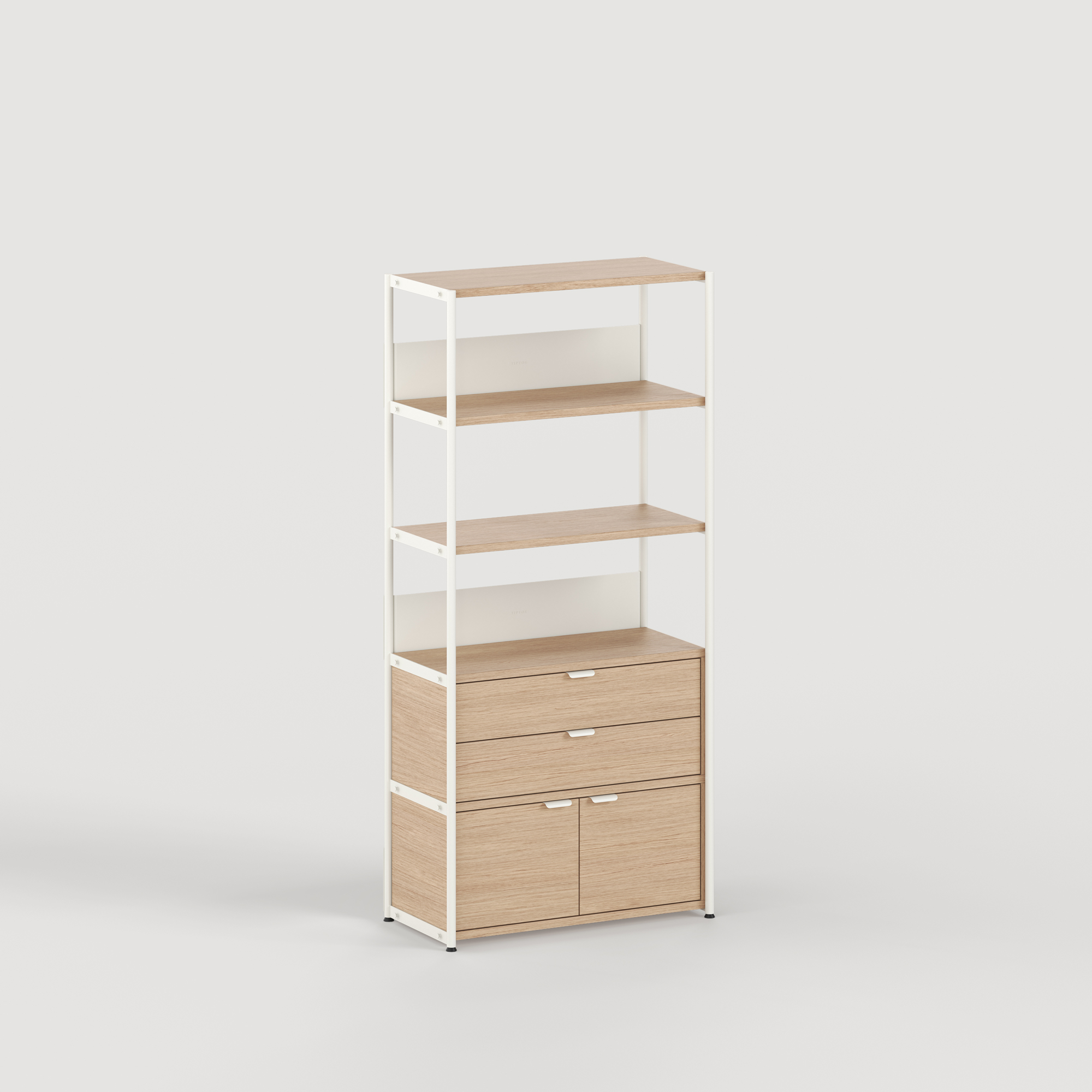 Regal UNIT - H180 x B84cm - öko-zertifiziertes Holz