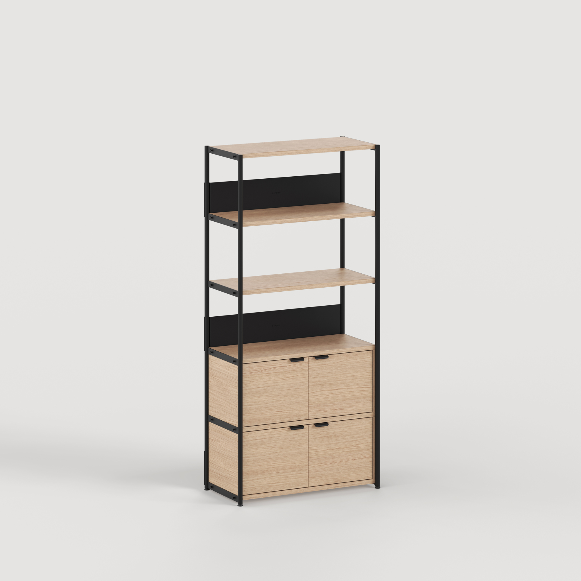 Regal UNIT - H180 x B84cm - öko-zertifiziertes Holz