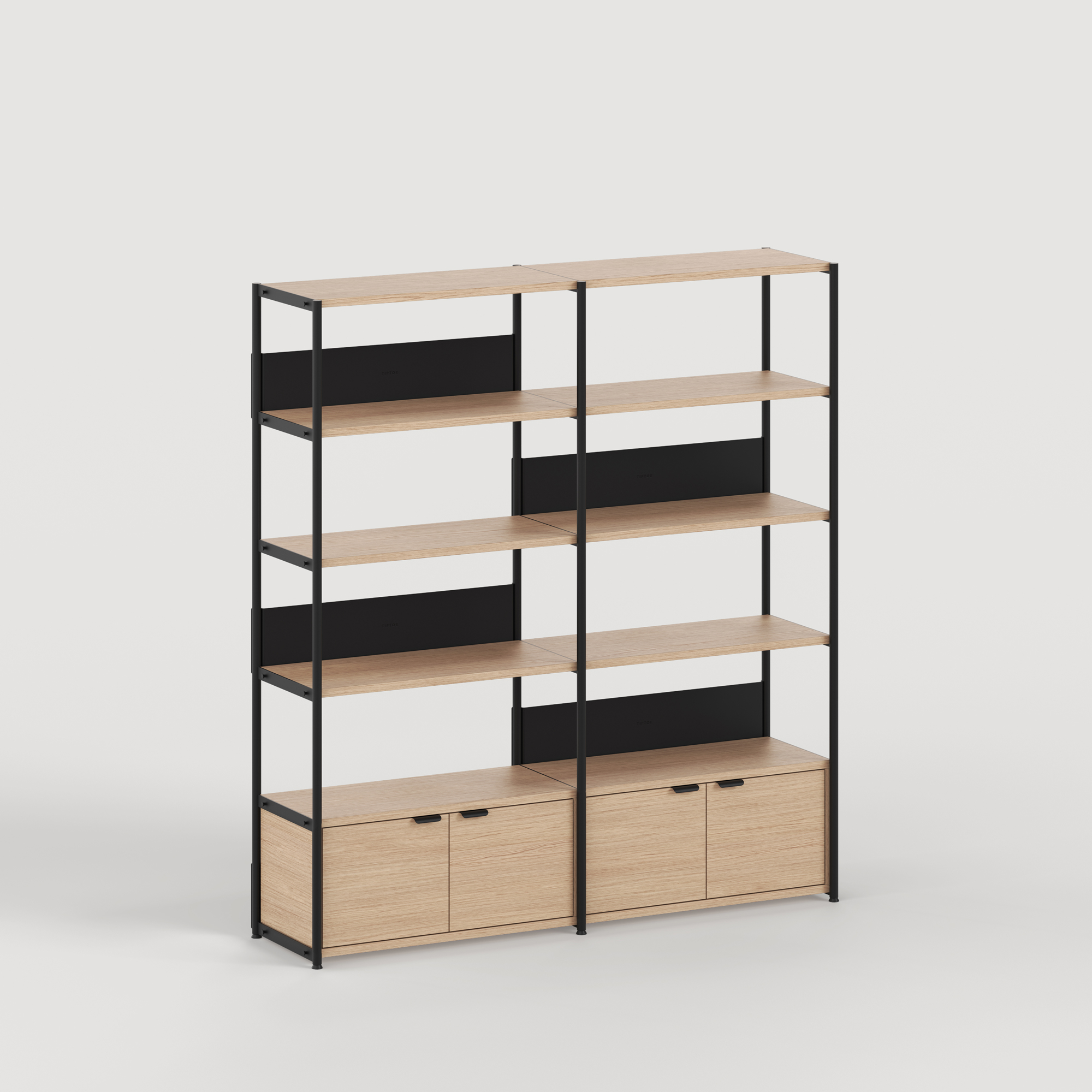 UNIT shelf - H180 x W164cm - eco-certified wood