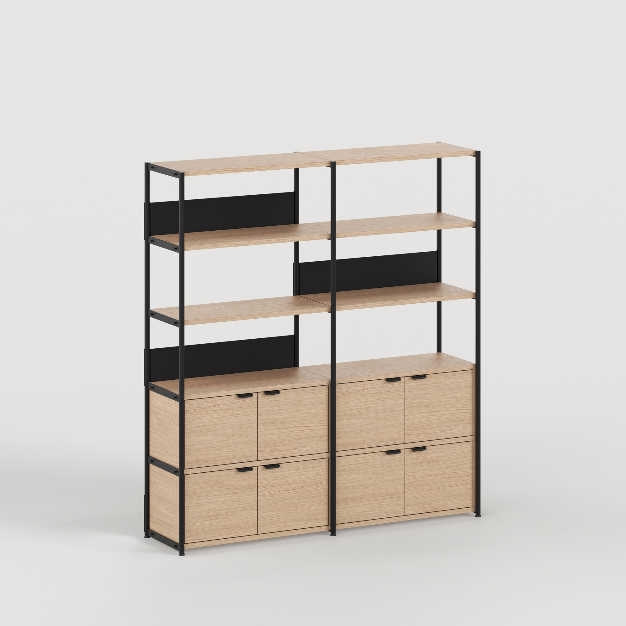 UNIT shelf - H180 x W164cm - eco-certified wood