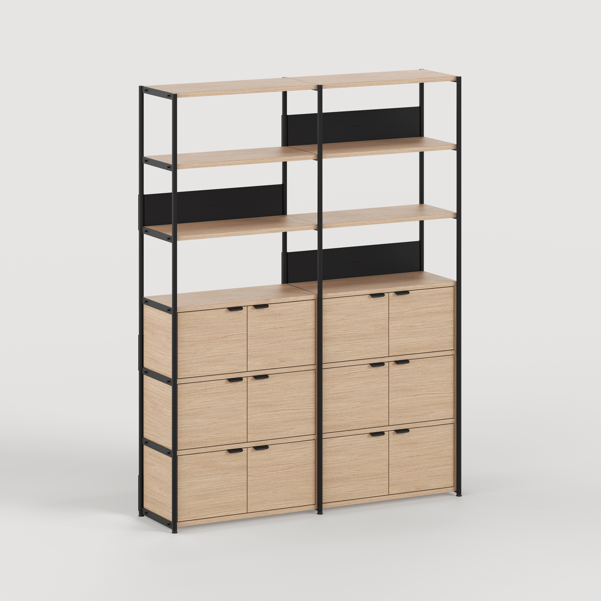 UNIT shelf - H215 x W164cm - eco-certified wood