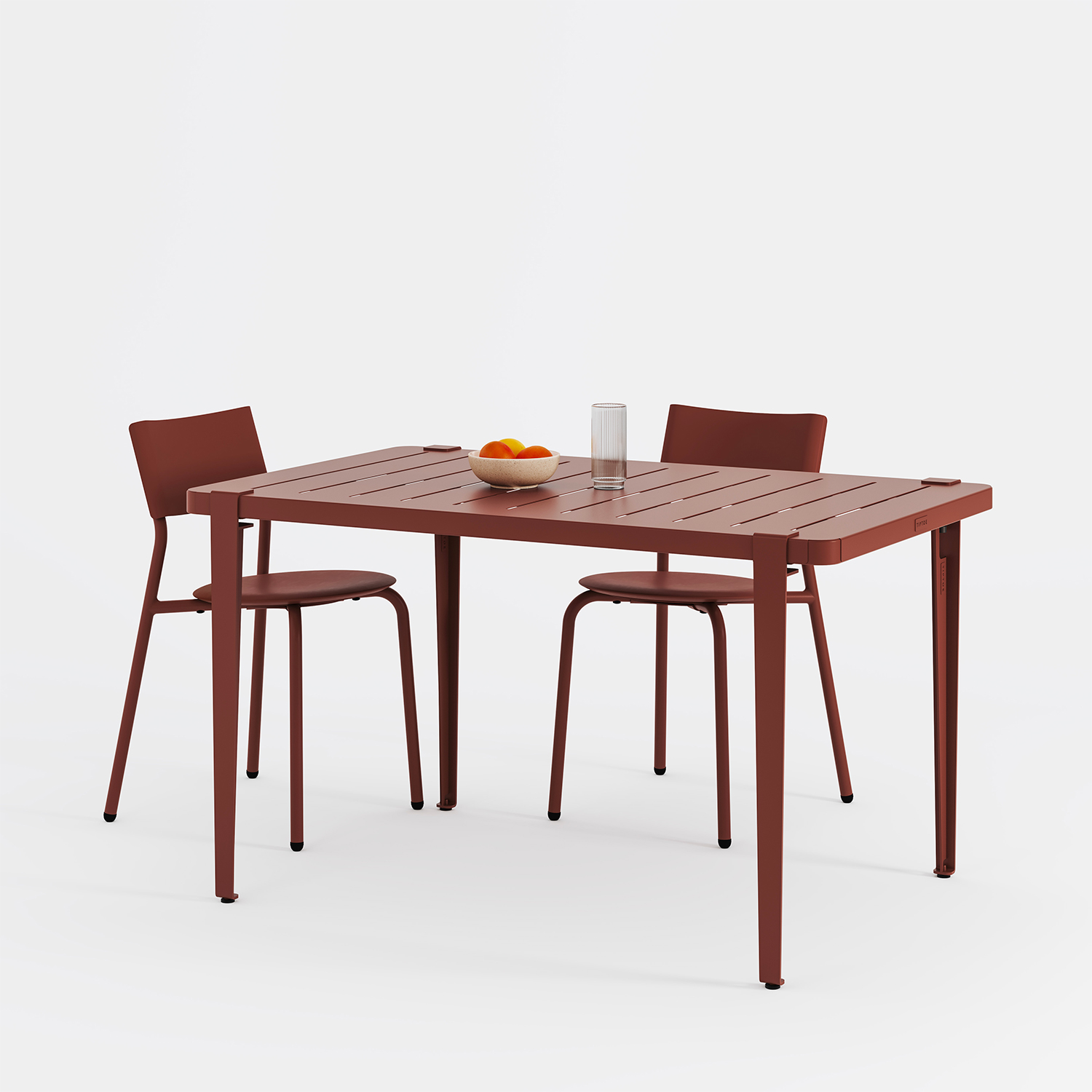 Outdoor table - powder-coated steel