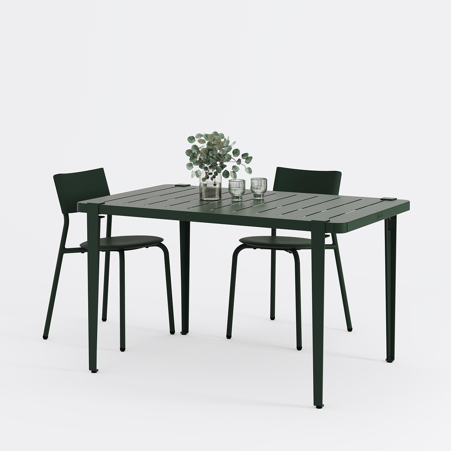 Outdoor table - powder-coated steel