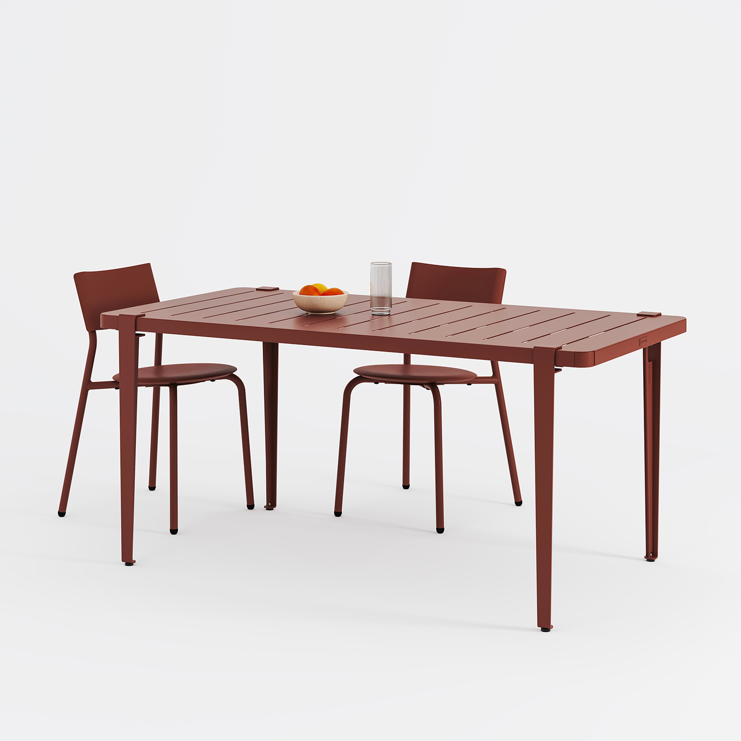 Outdoor table - powder-coated steel