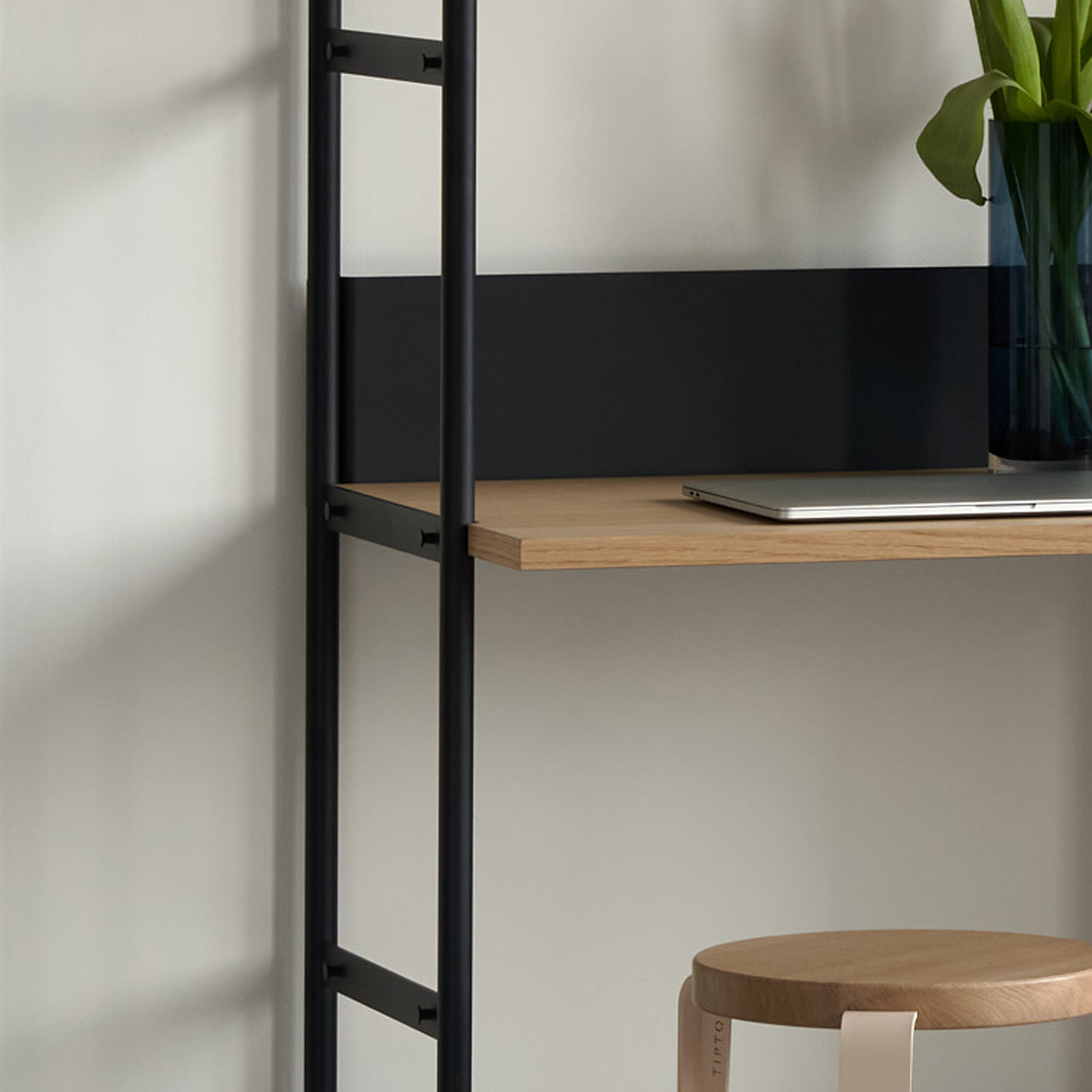 UNIT desk shelf - H180 to 215 x W84cm - eco-certified wood