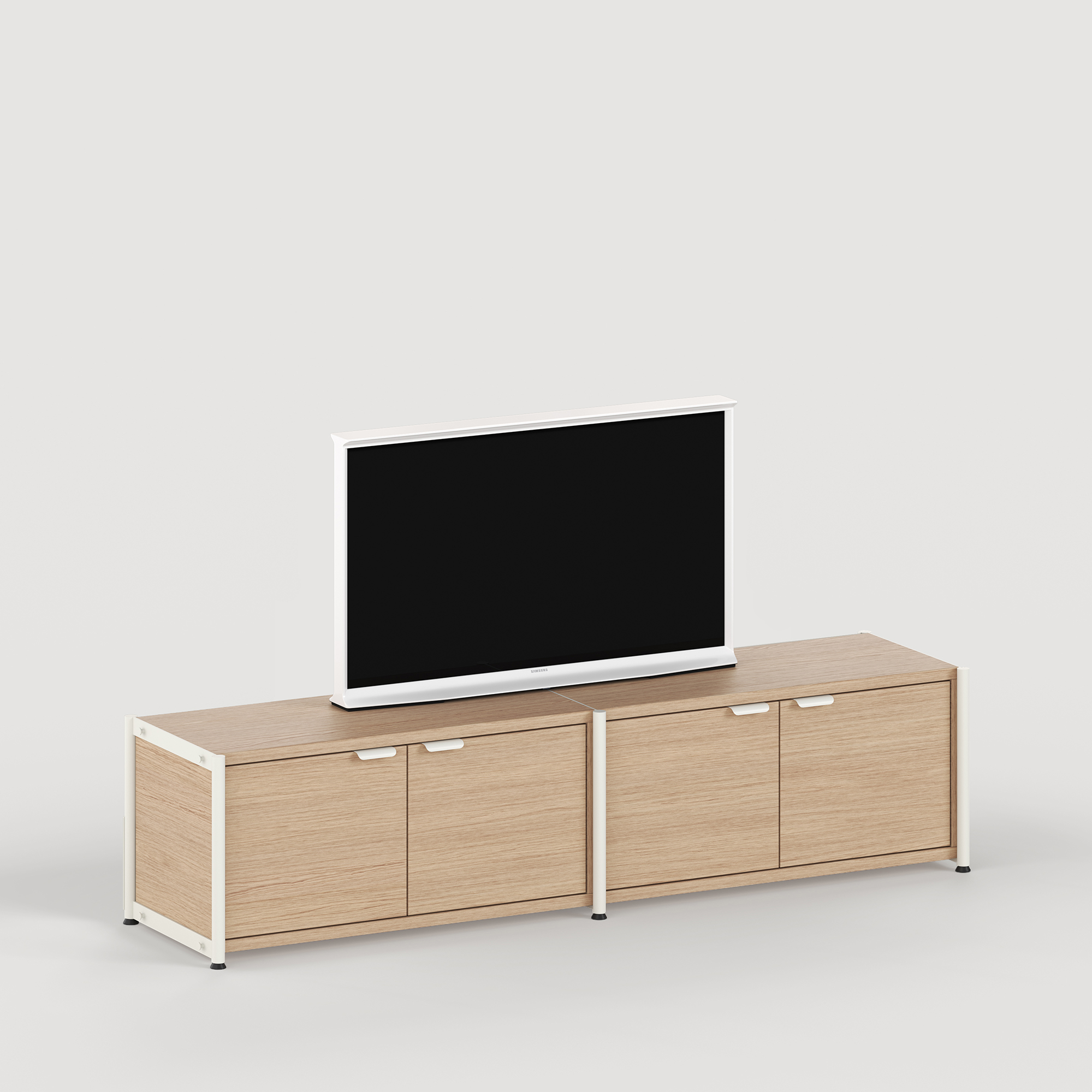 Regal UNIT - H40 bis 50 x B164cm - öko-zertifiziertes Holz