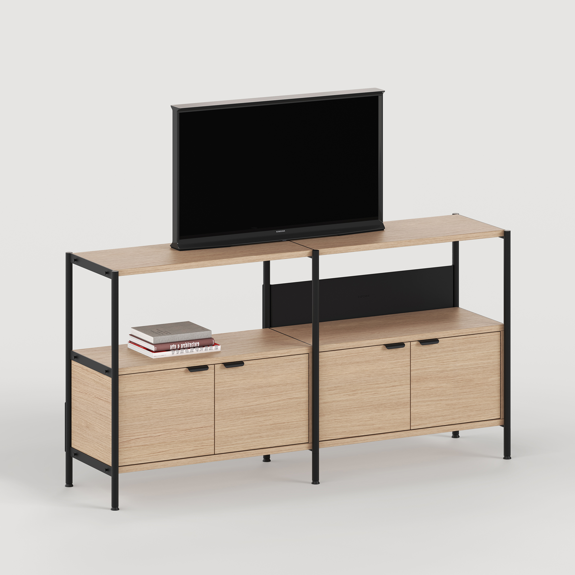 UNIT shelf - H75 to 85 x W164cm - eco-certified wood