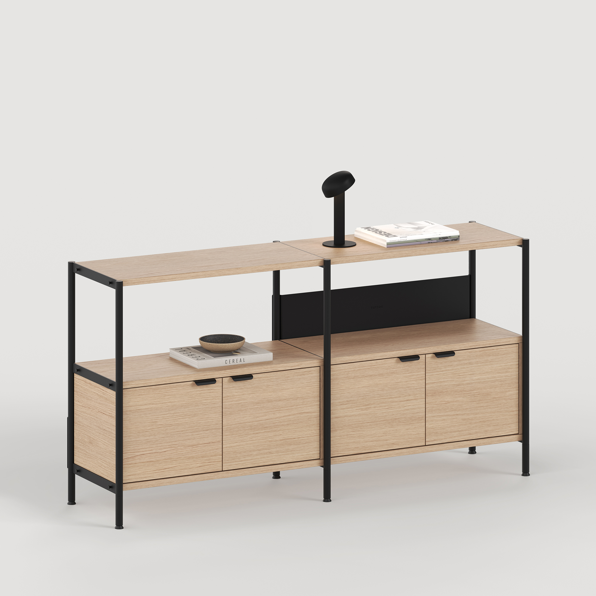 UNIT shelf - H75 to 85 x W164cm - eco-certified wood