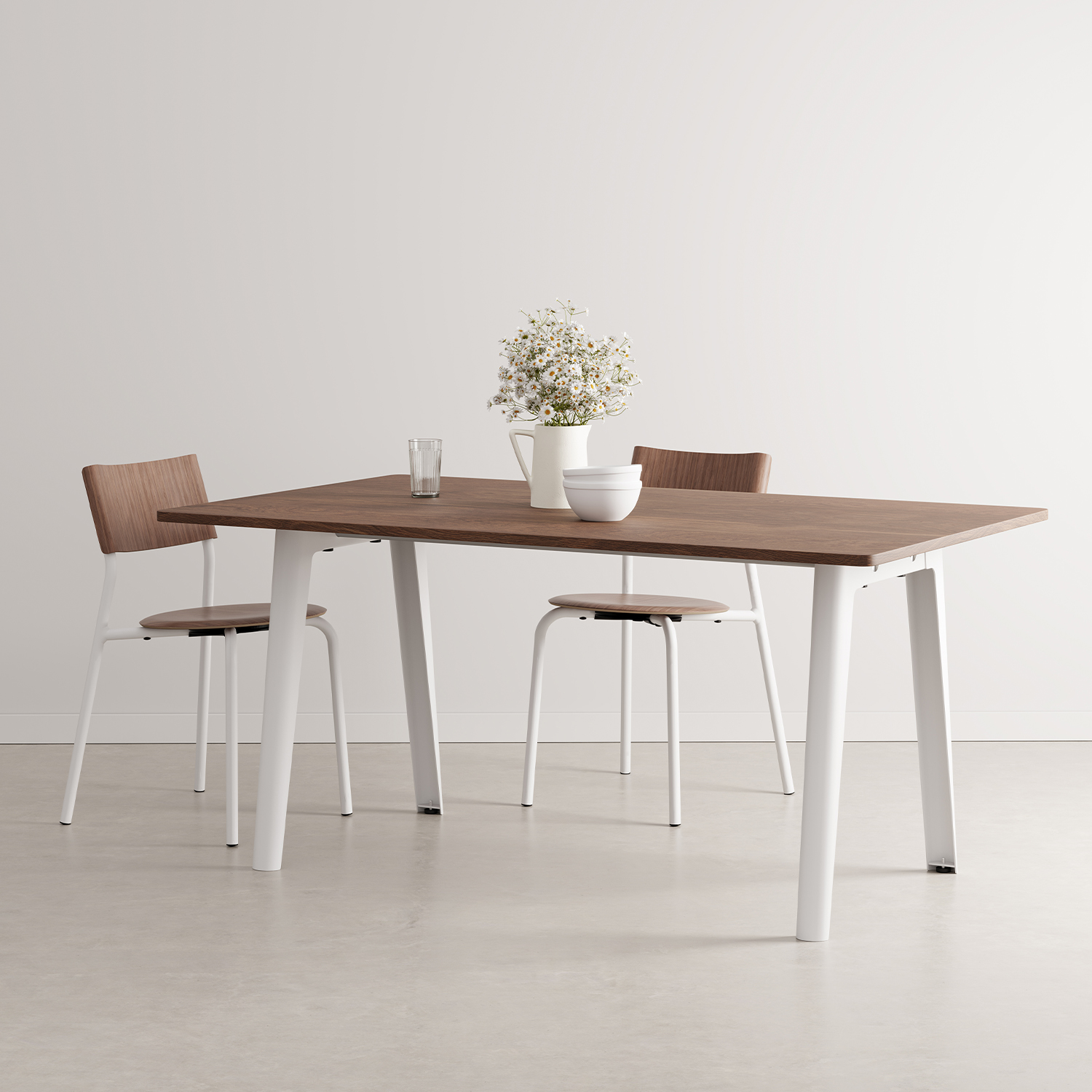 NEW MODERN dining table - eco-certified walnut