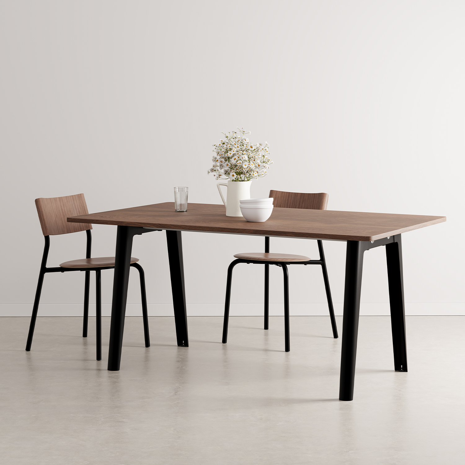 NEW MODERN dining table - eco-certified walnut