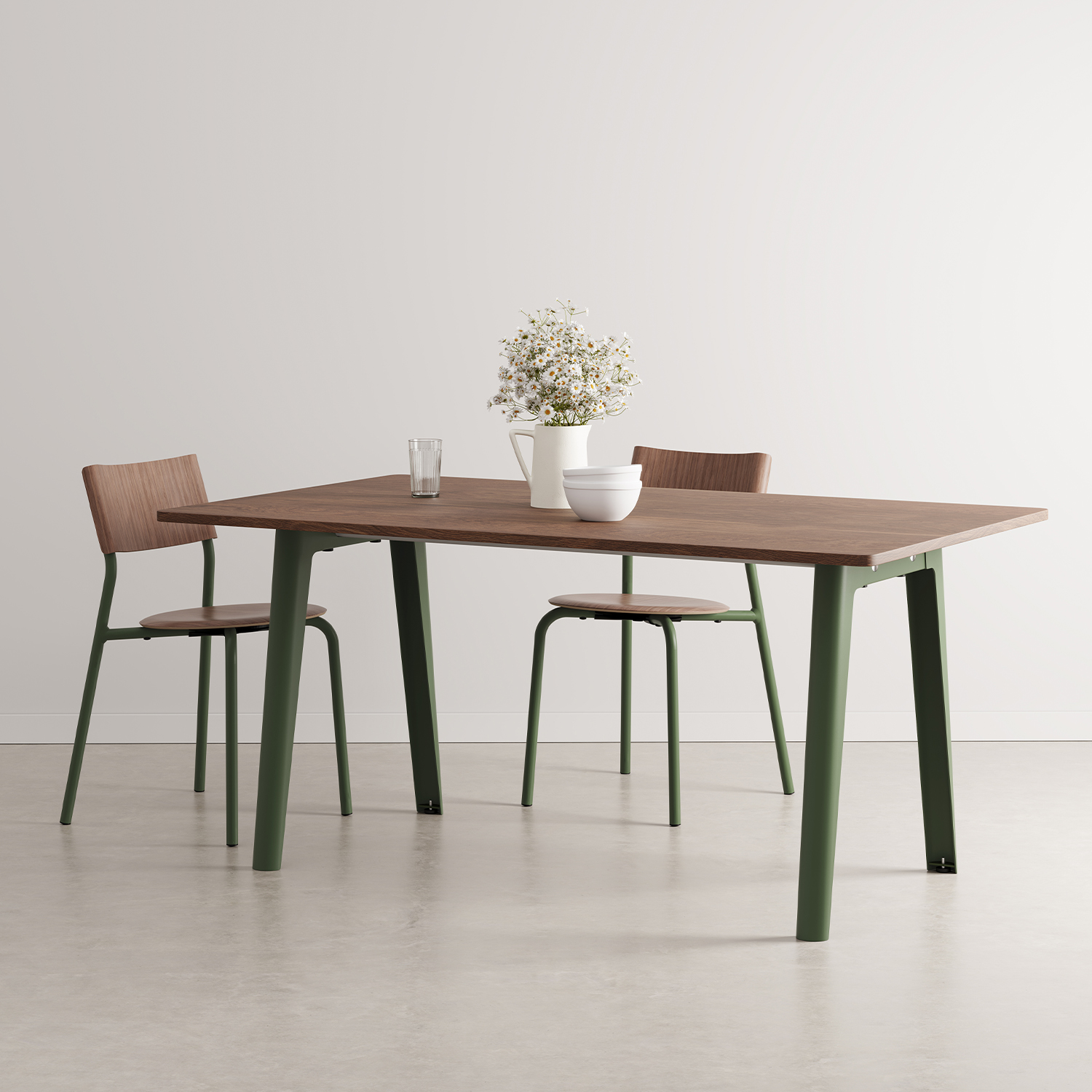 NEW MODERN dining table - eco-certified walnut