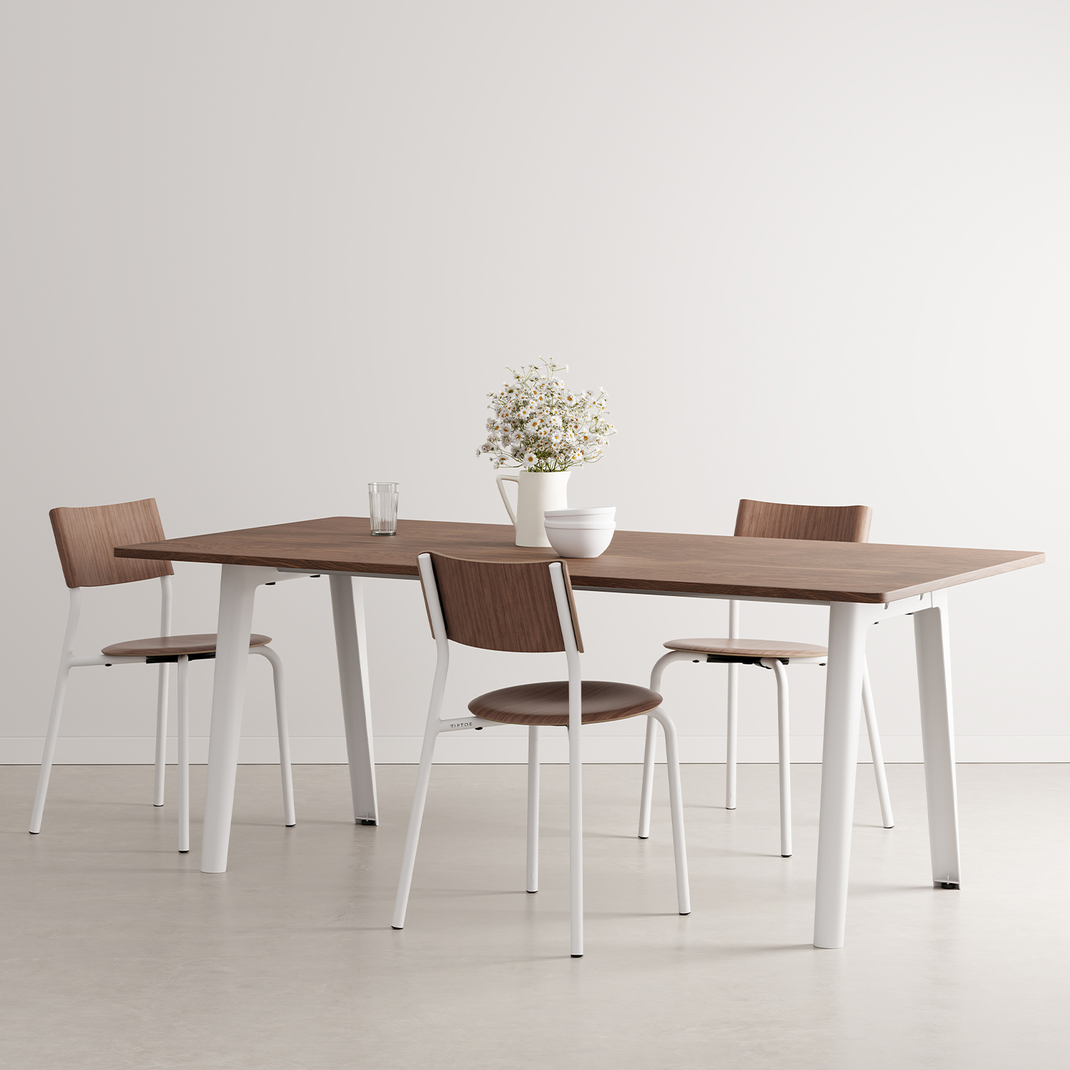 NEW MODERN dining table - eco-certified walnut