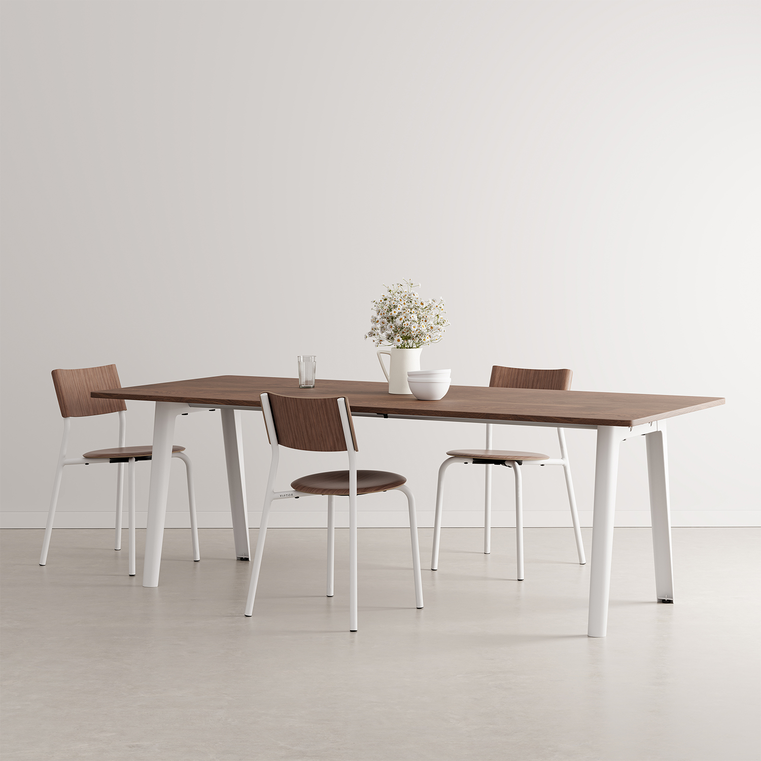 NEW MODERN dining table - eco-certified walnut
