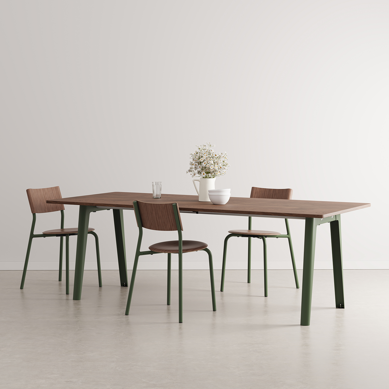 NEW MODERN dining table - eco-certified walnut