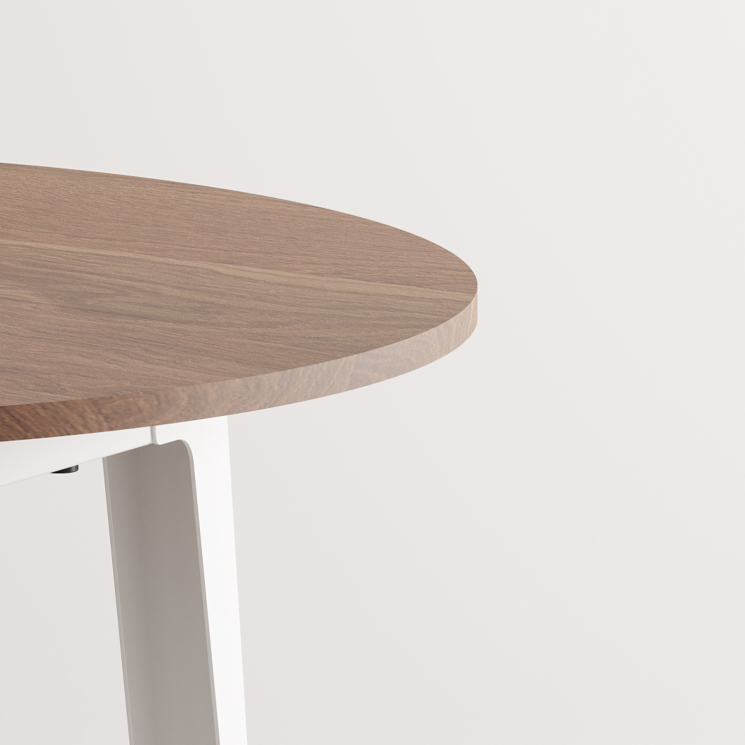 NEW MODERN round table Ø 110cm - eco-certified walnut