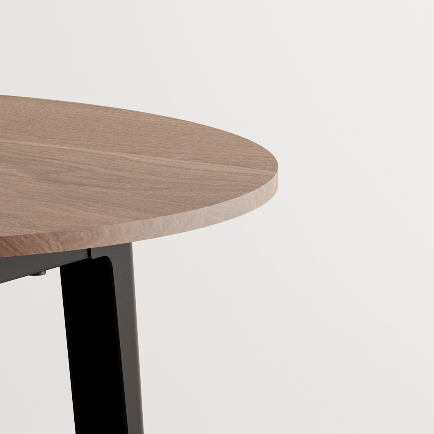 NEW MODERN round table Ø 110cm - eco-certified walnut