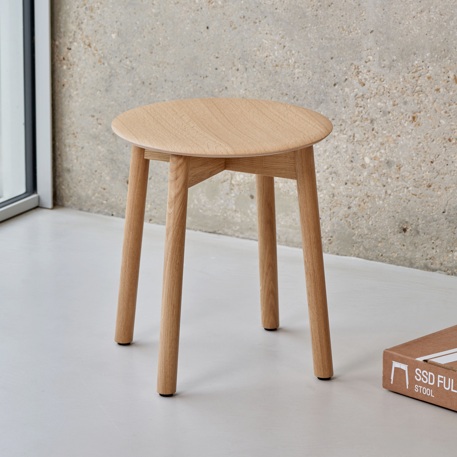 Hocker SSD full wood - öko-zertifiziertes Holz