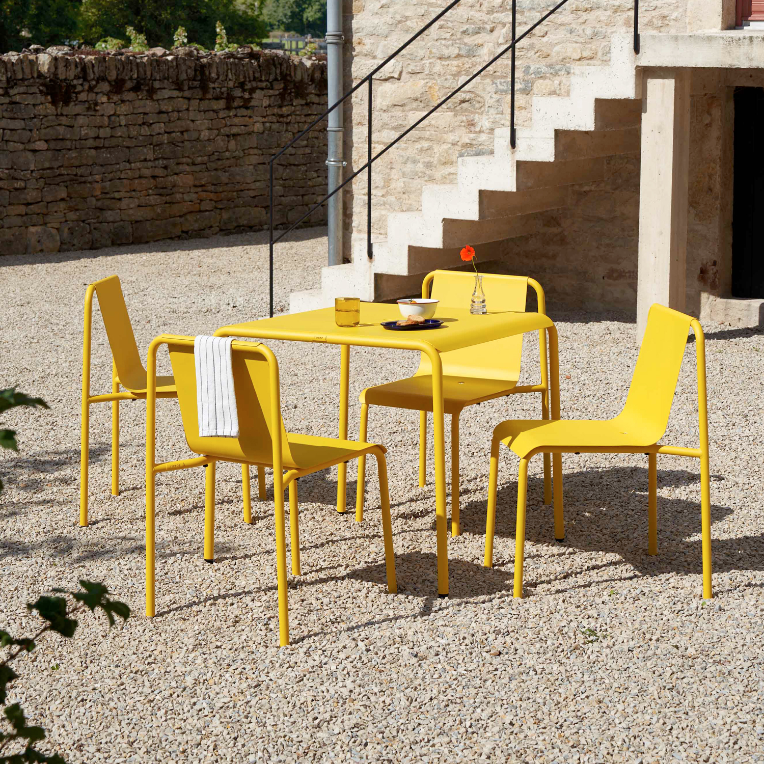 powder coated steel garden chairs