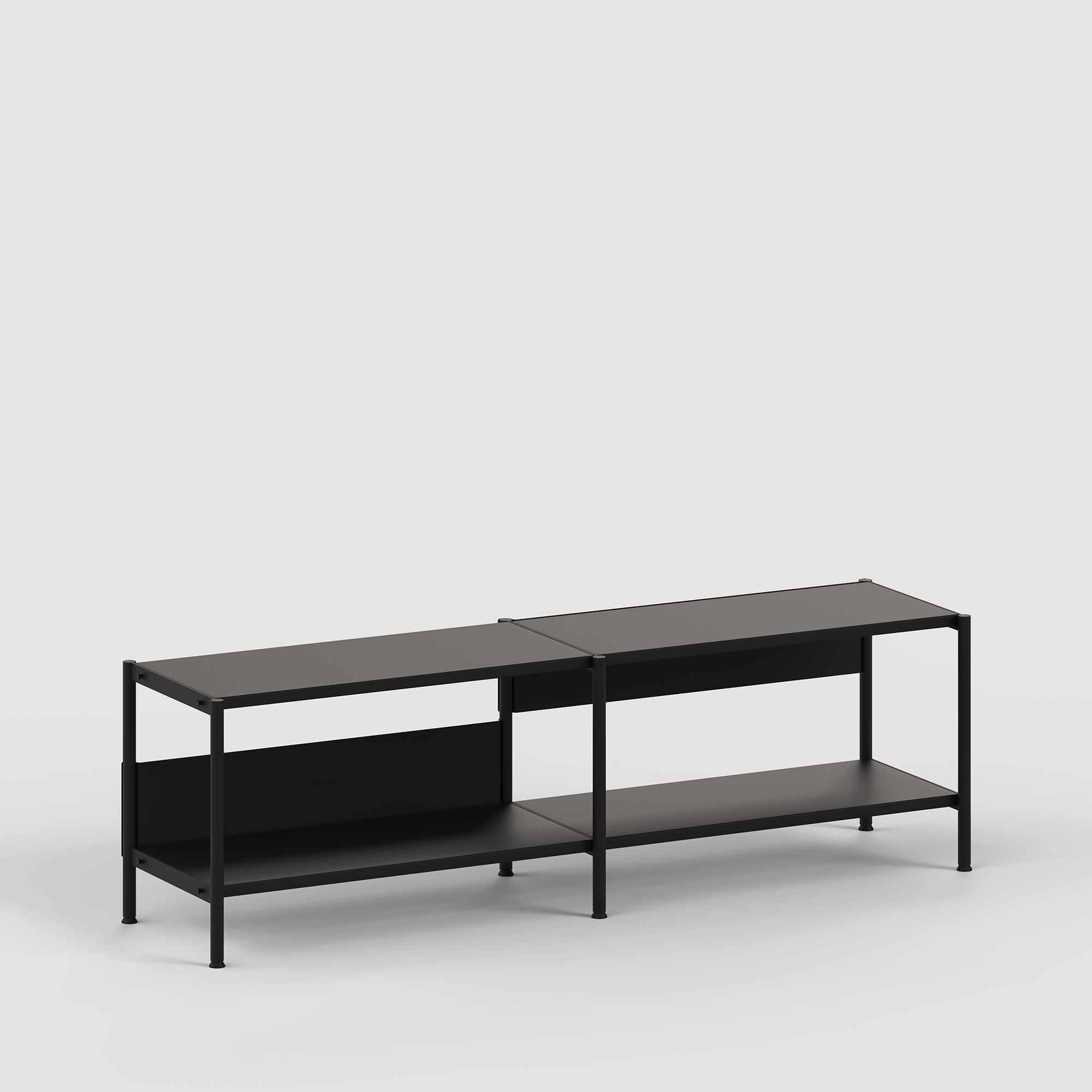 UNIT shelf - H40 to 50 x W164cm - powder-coated steel