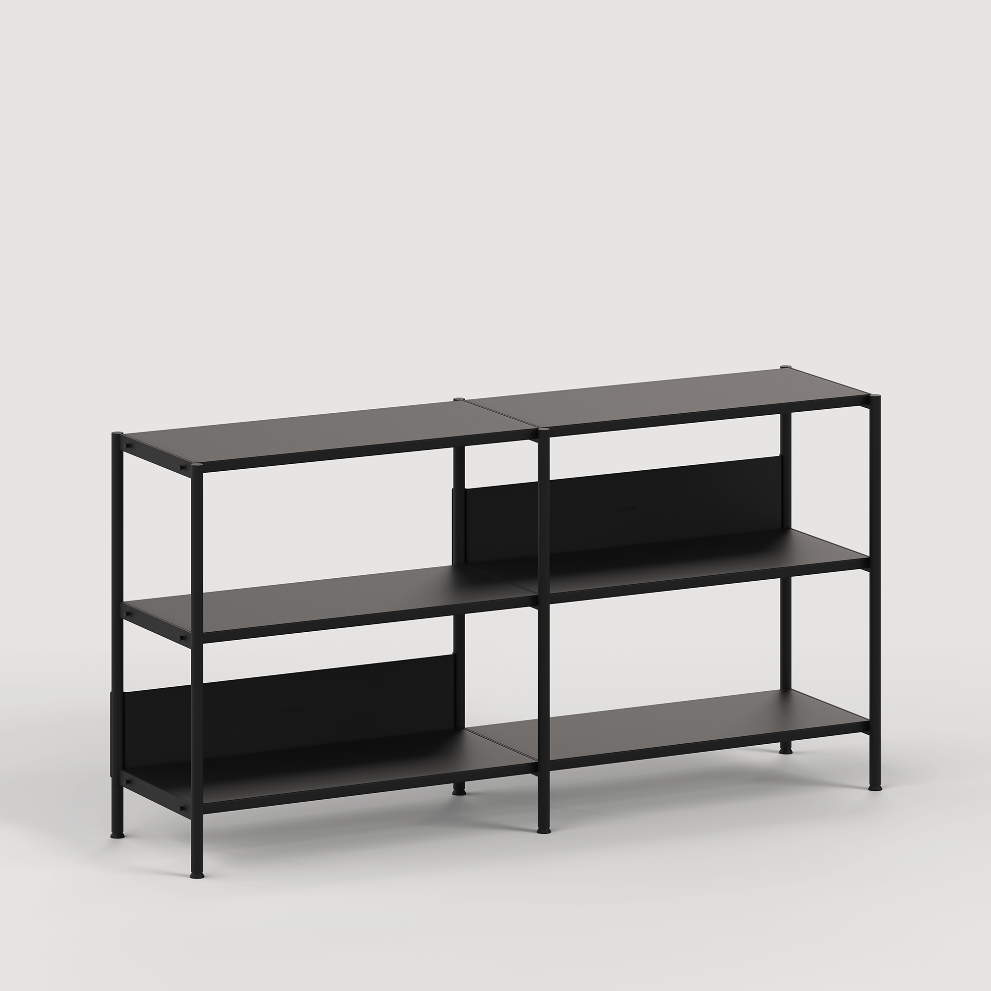 UNIT shelf - H75 to 85 x W164cm - powder-coated steel