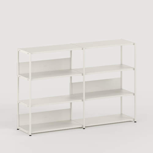 Regal UNIT - H110 x B164cm - pulverbeschichteter Stahl