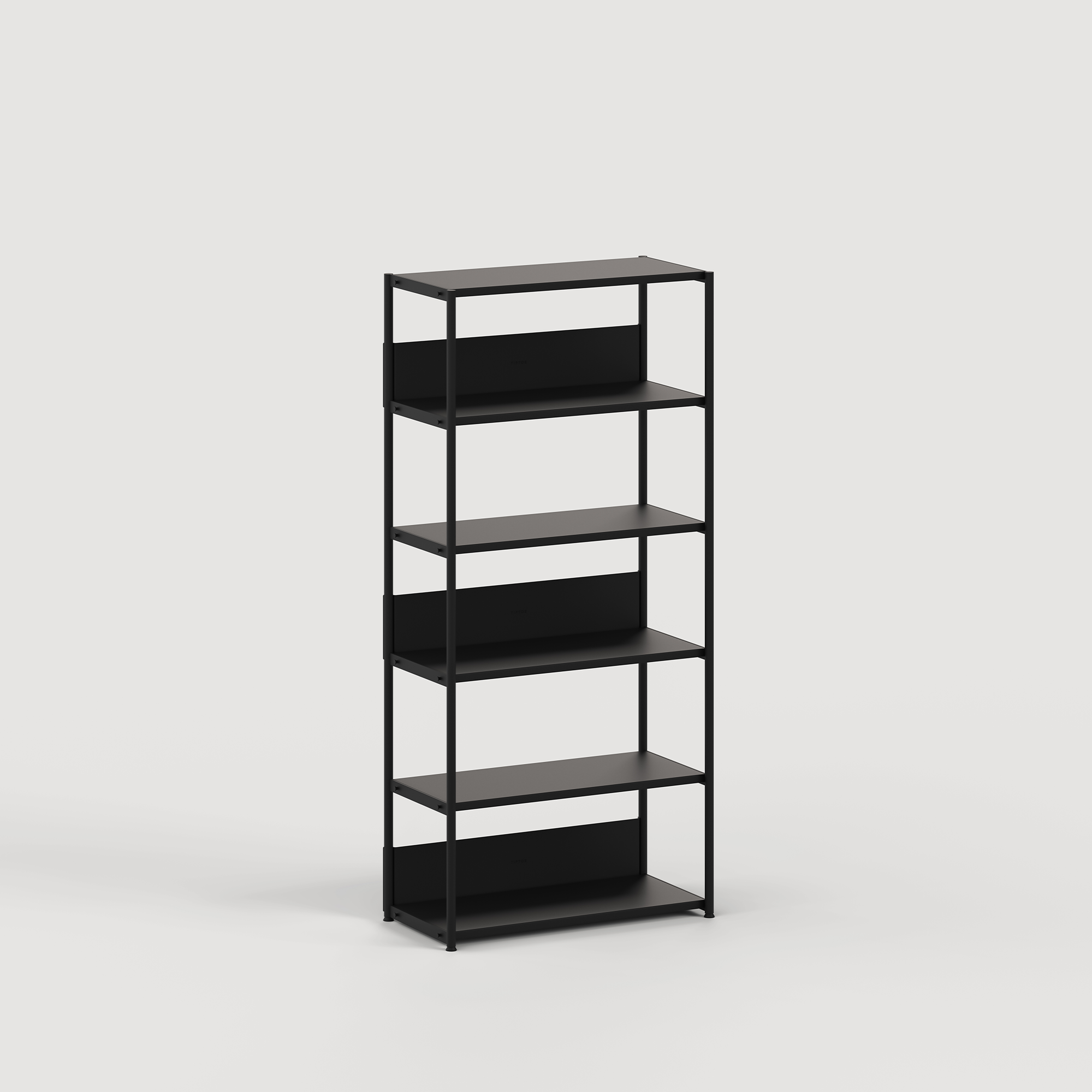 Regal UNIT - H180 bis 215 x B84cm - pulverbeschichteter Stahl