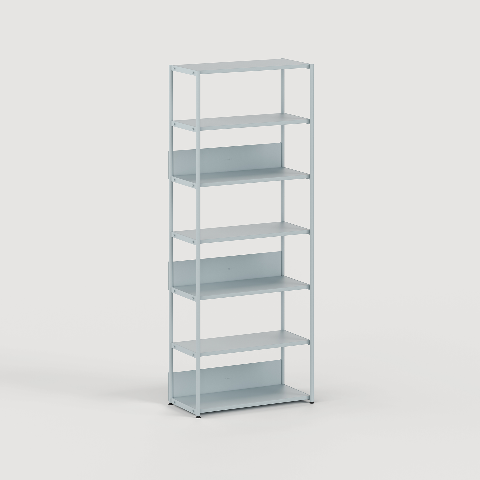 Regal UNIT - H180 bis 215 x B84cm - pulverbeschichteter Stahl