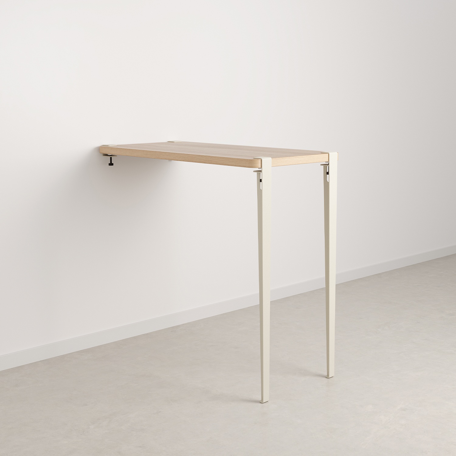 TIPTOE wall-mounted high table - eco-certified wood