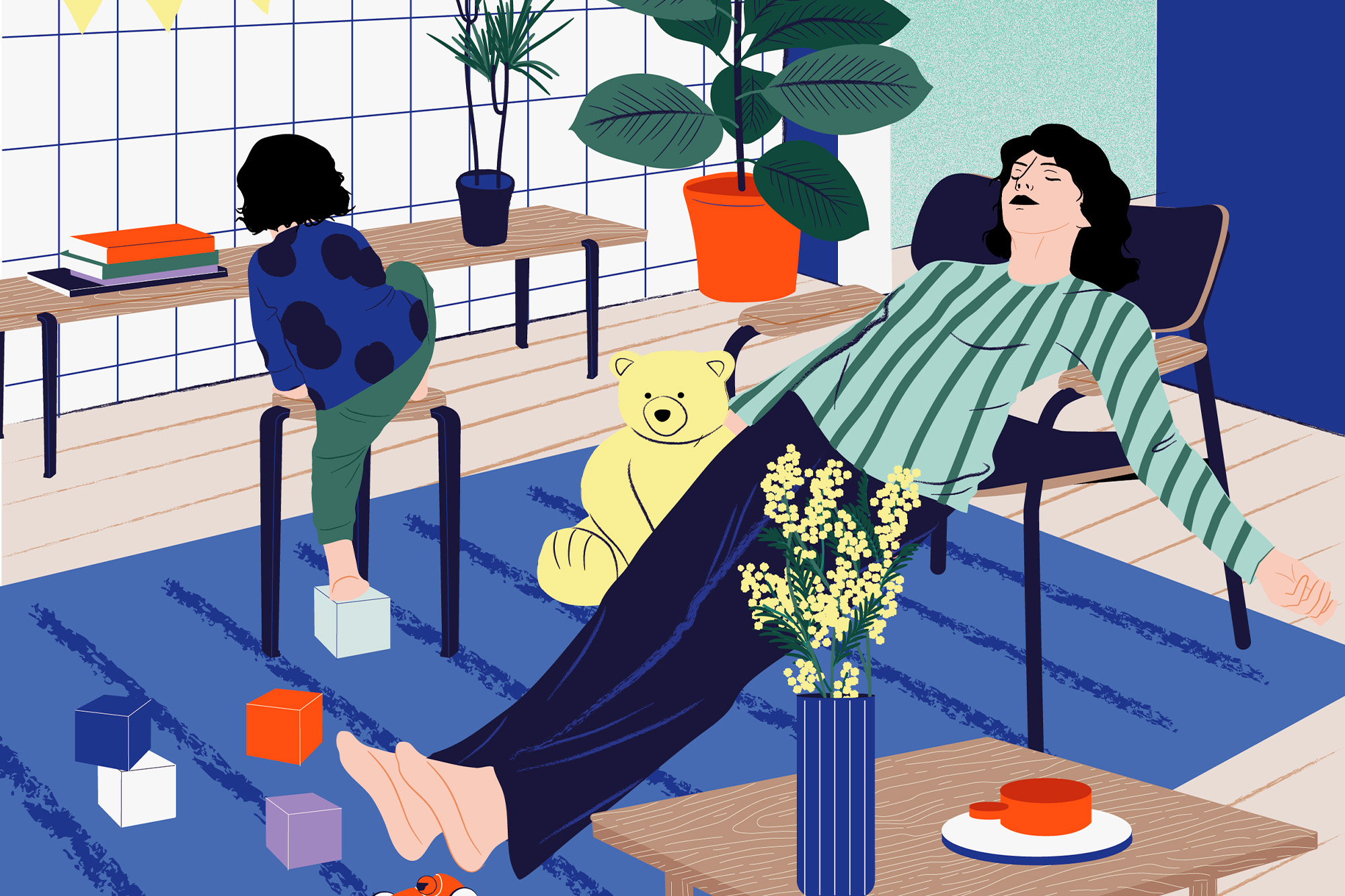 Tiptoe by PALM illustrations
