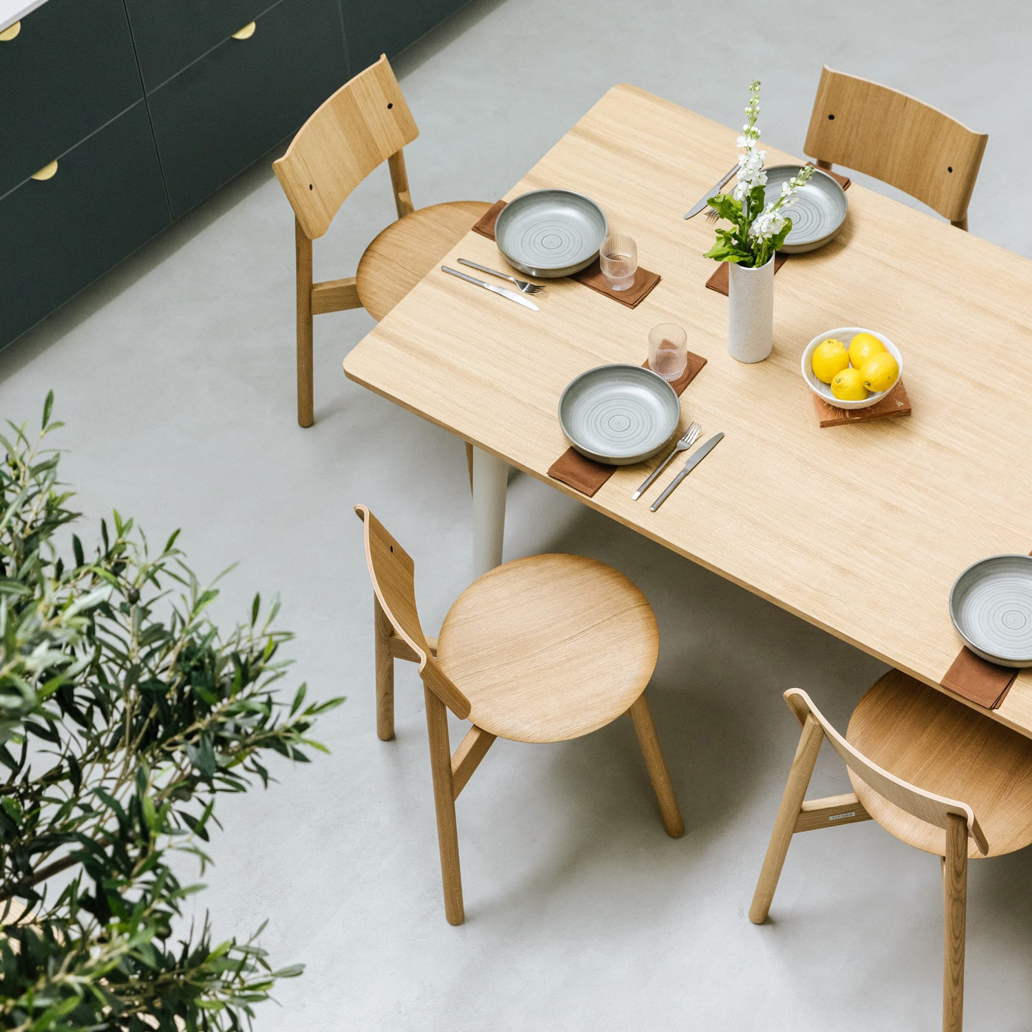 NEW MODERN dining table - eco-certified wood