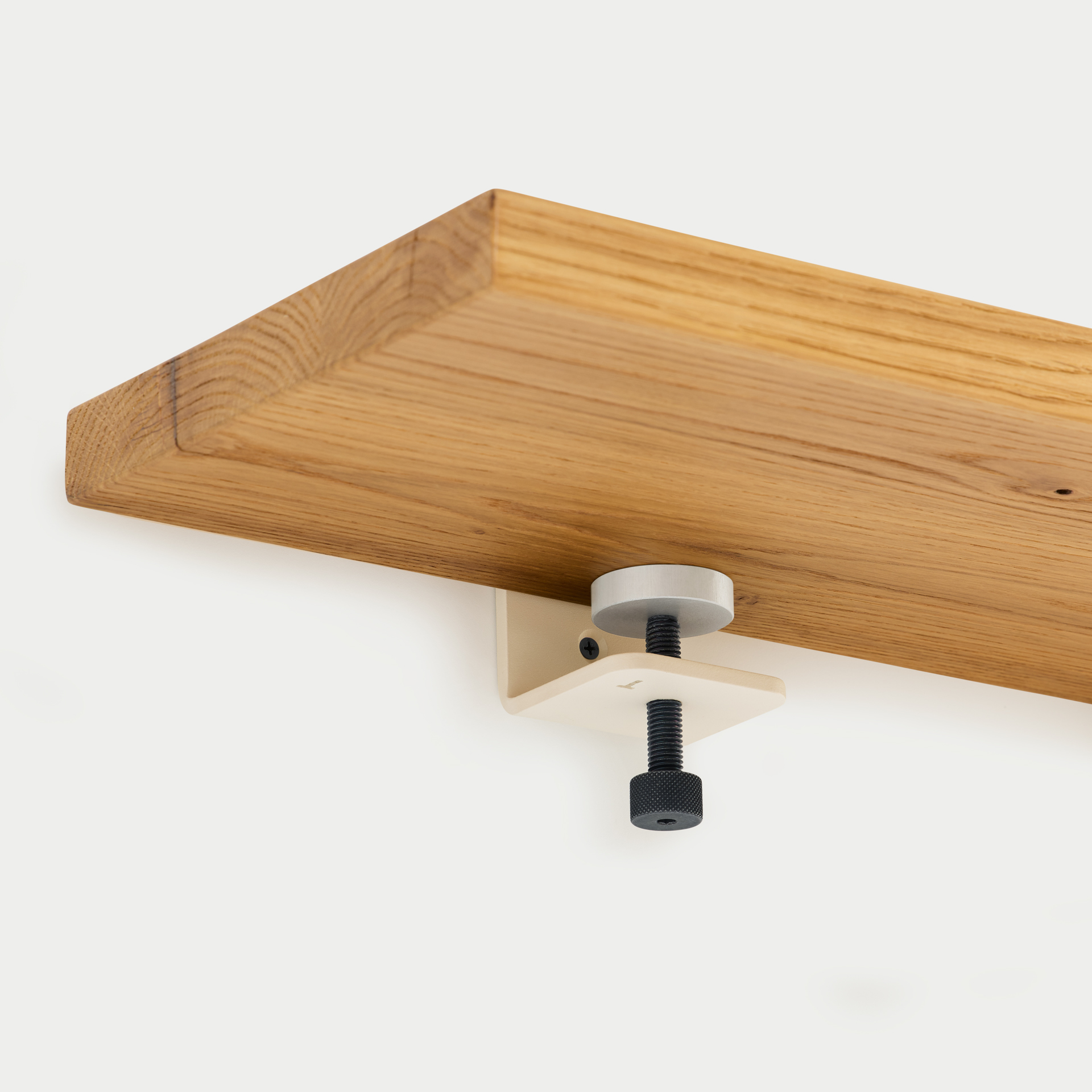 Set of 3 BRACKET wall shelves - reclaimed wood - 60 to 150cm