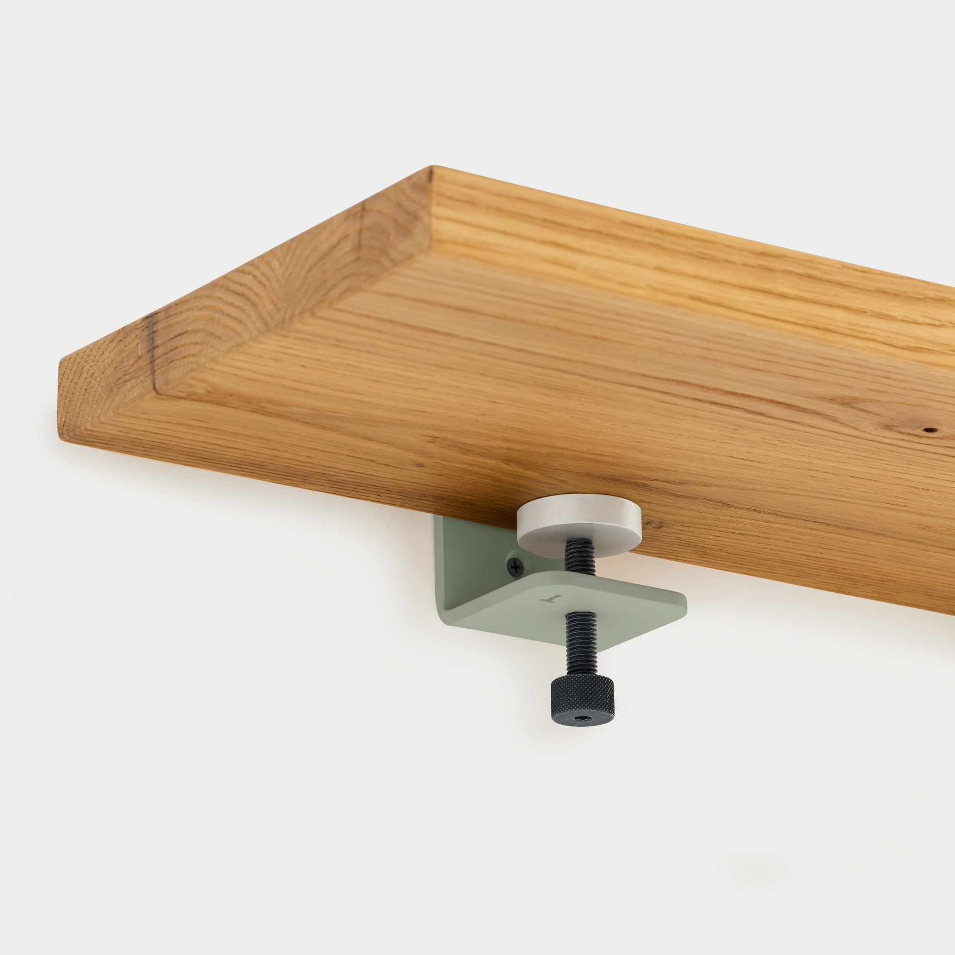 Set of 3 BRACKET wall shelves - reclaimed wood - 60 to 150cm