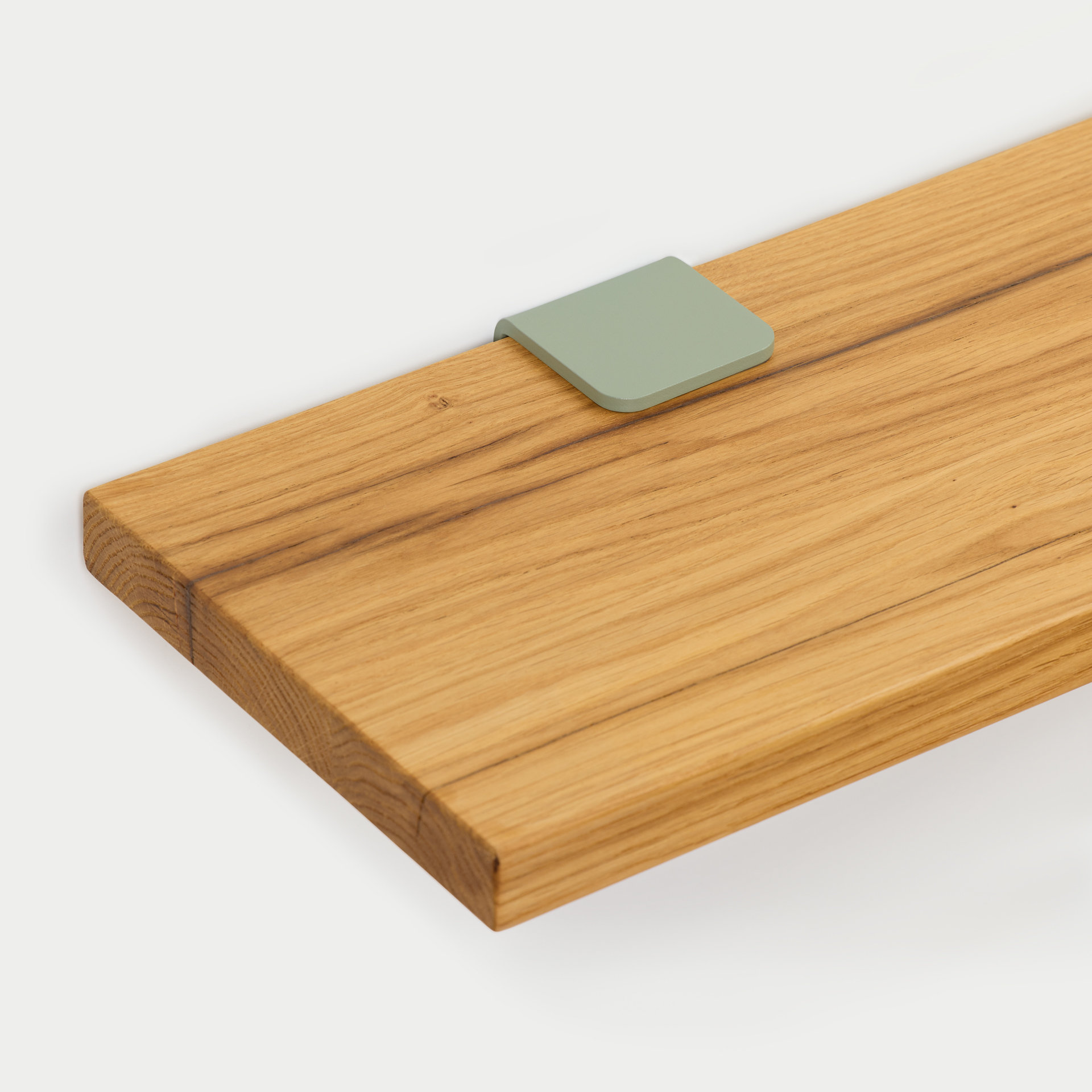 Set of 3 BRACKET wall shelves - reclaimed wood - 60 to 150cm