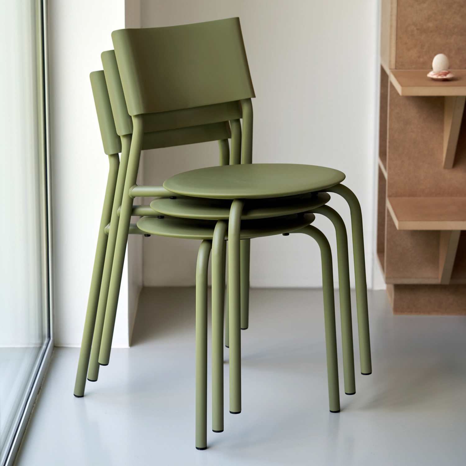 Stuhl SSDr - recycelter Kunststoff