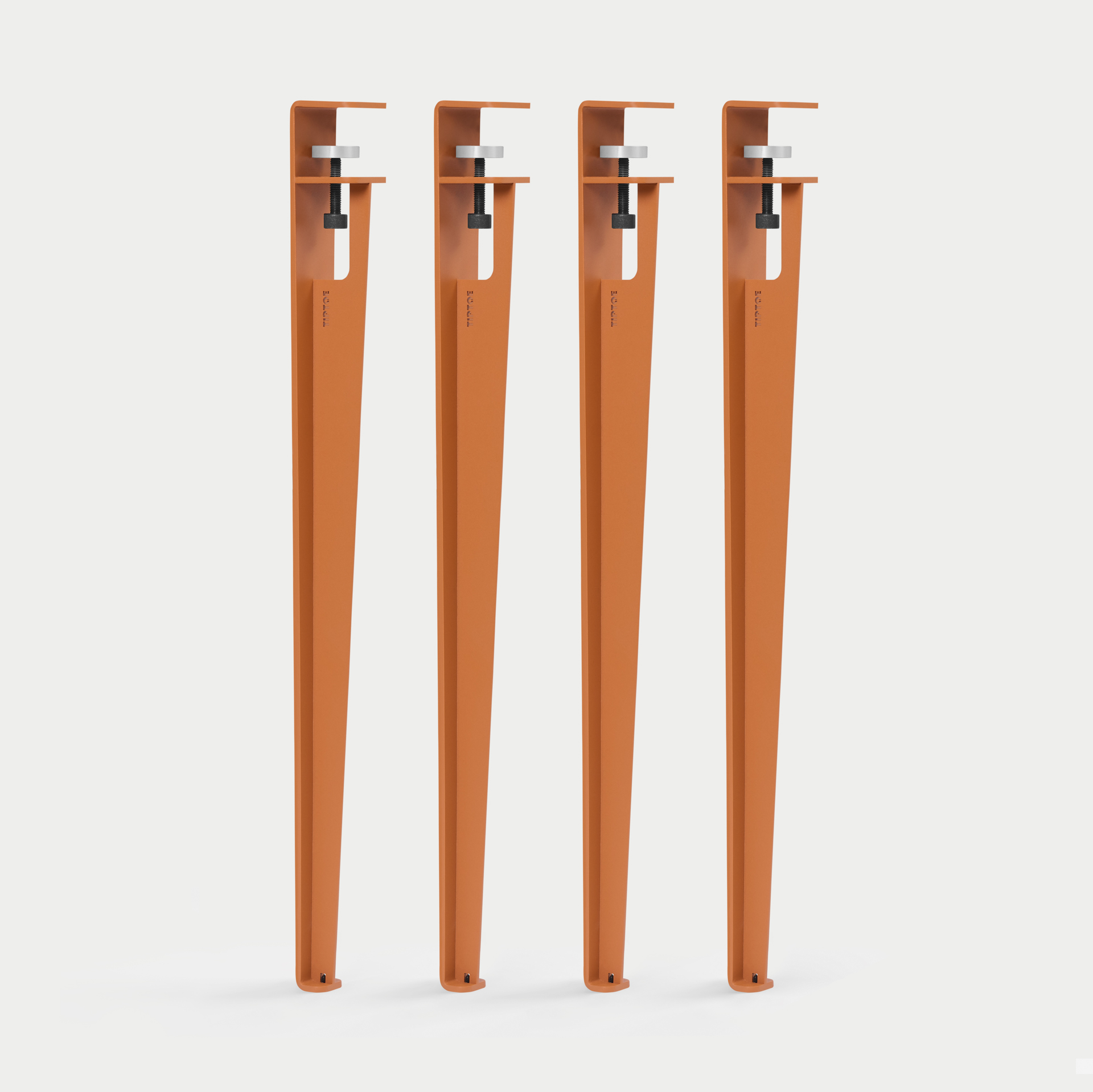 Set aus 4 Tischbeinen - 75cm