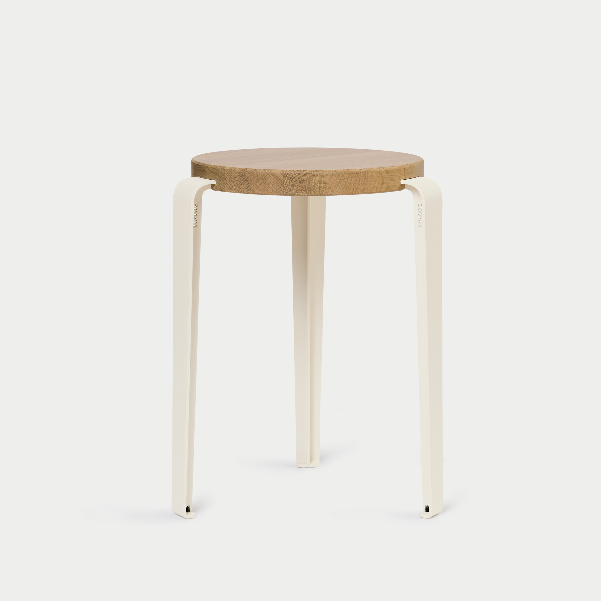 Hocker LOU - massive Eiche