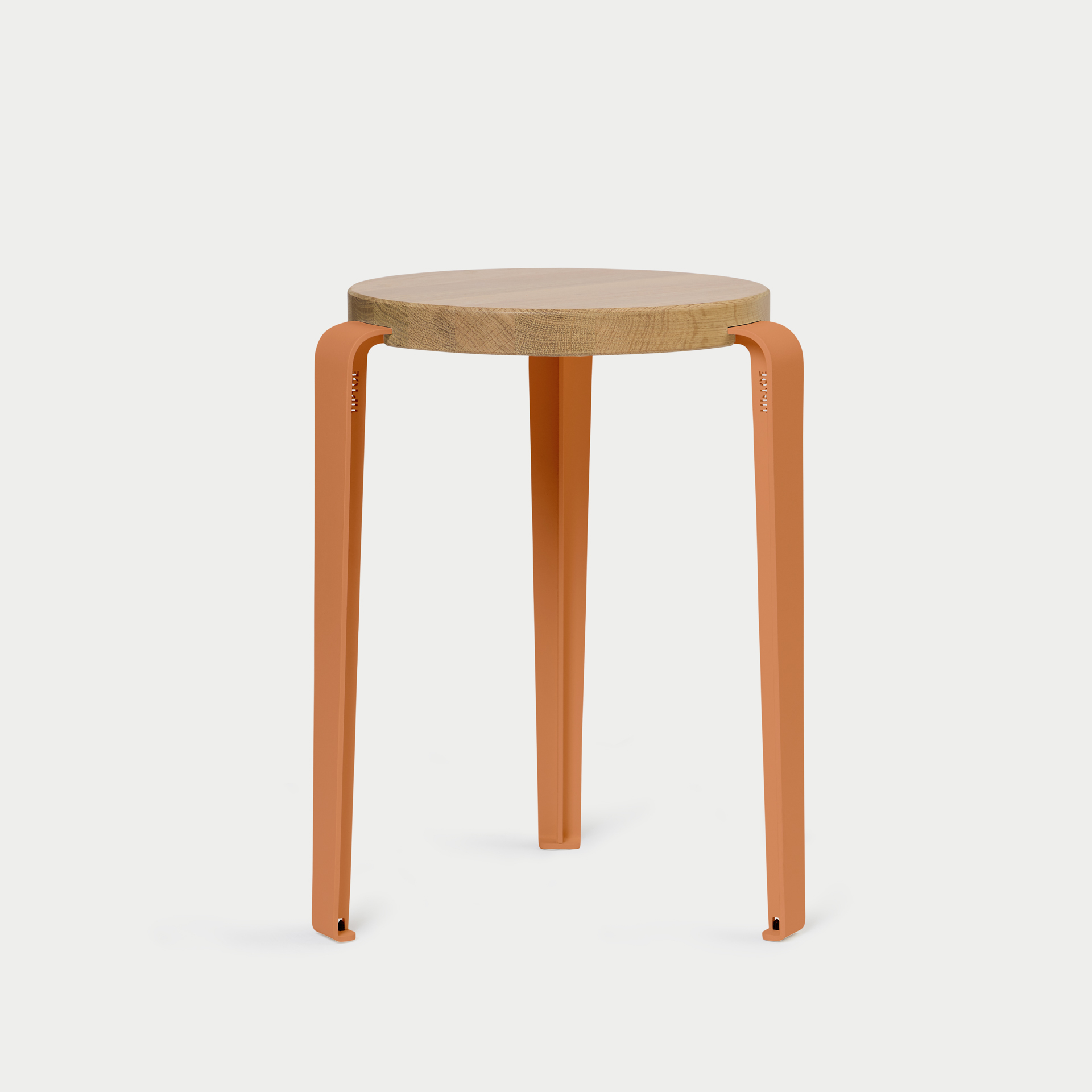 Hocker LOU - massive Eiche