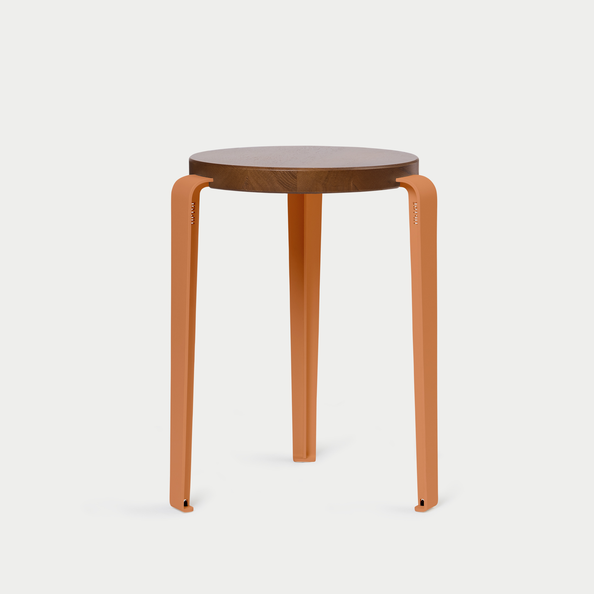 Hocker LOU - massive Eiche