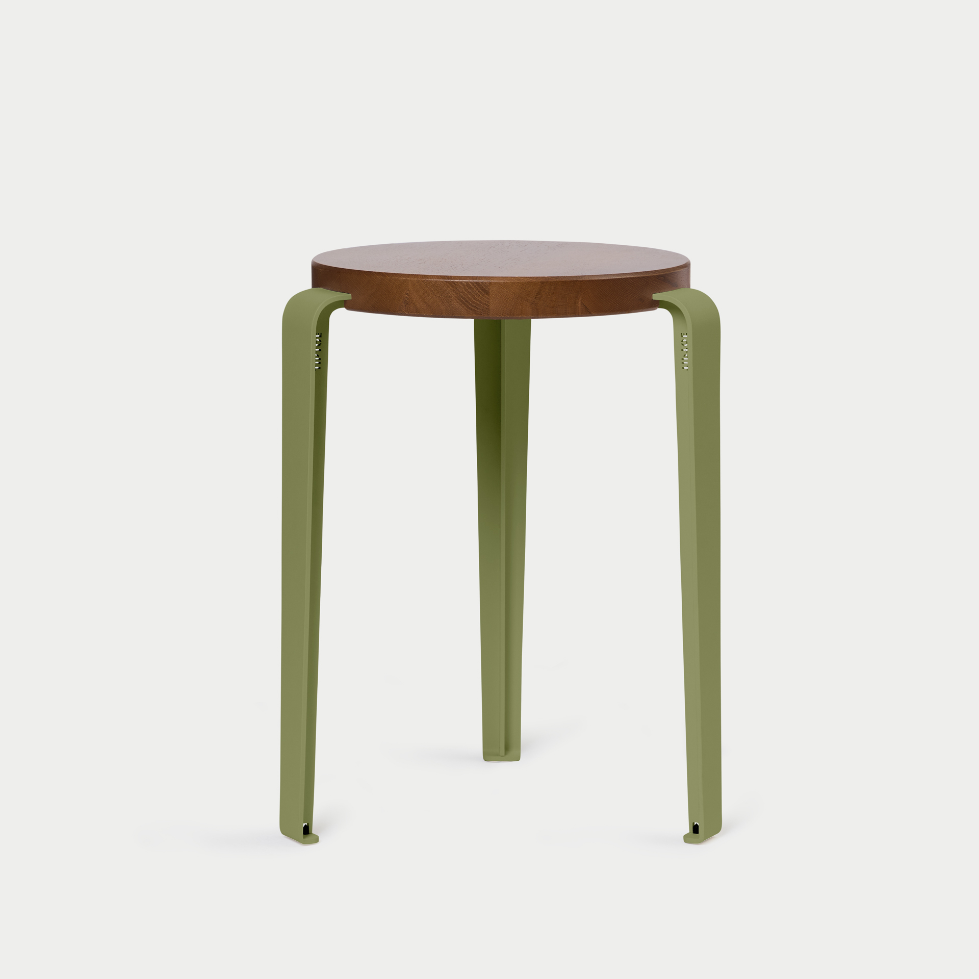 Hocker LOU - massive Eiche