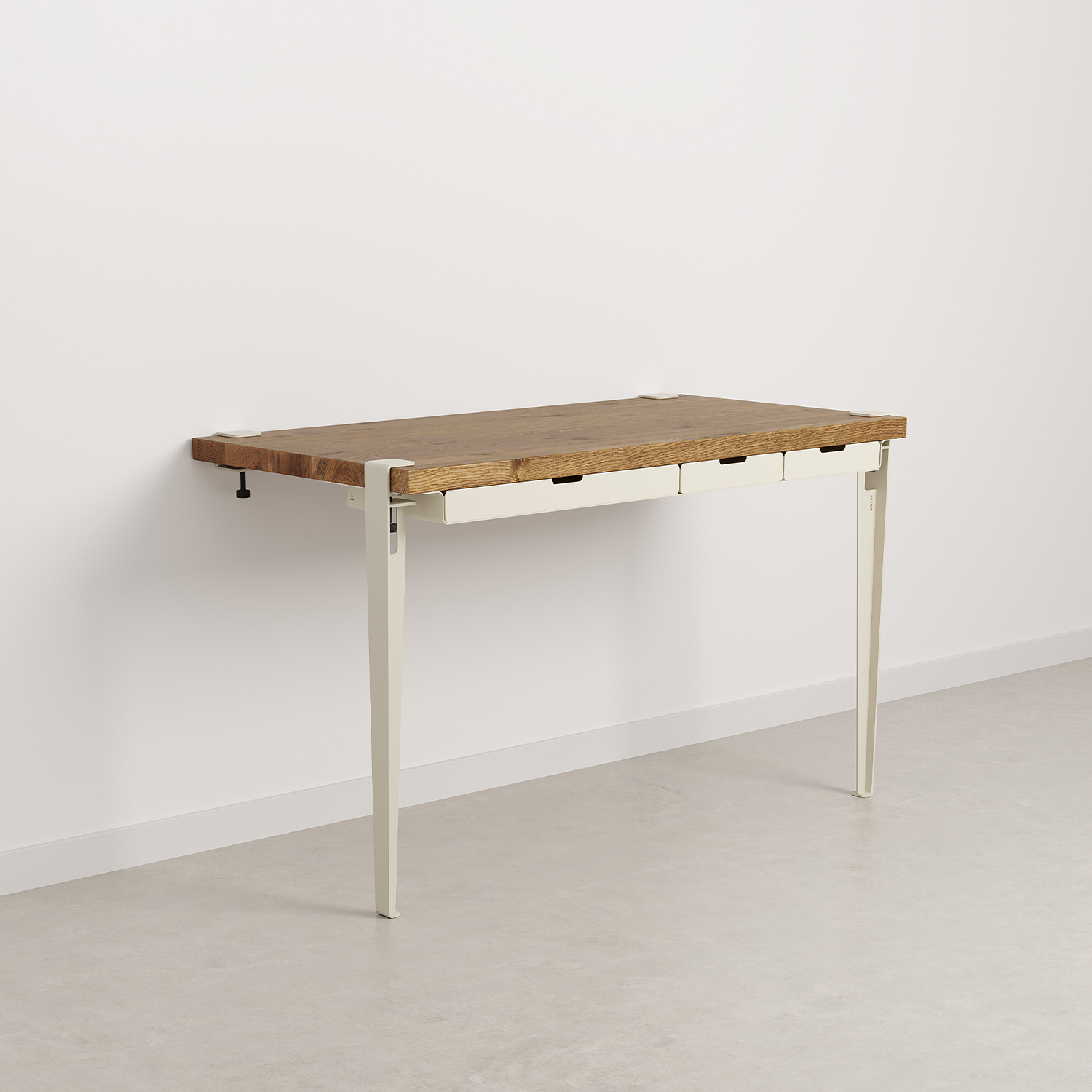 TIPTOE wall desk 120x60cm - reclaimed wood