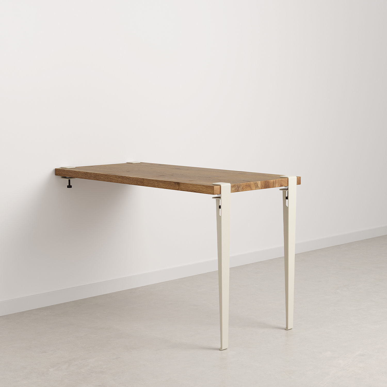 TIPTOE wall-mounted dining table - reclaimed wood