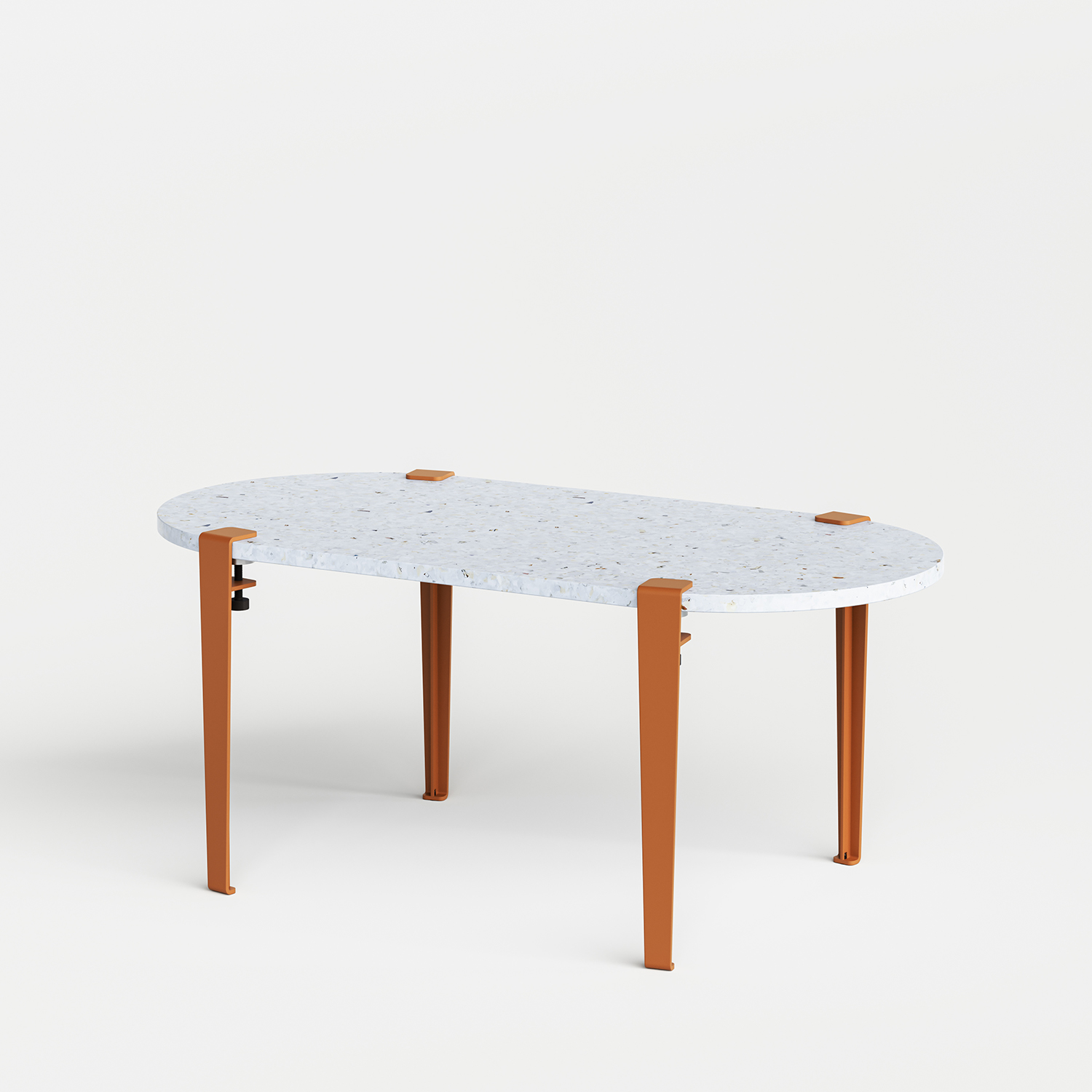 TIPTOE oblong coffee table 100x50cm - Venezia recycled plastic