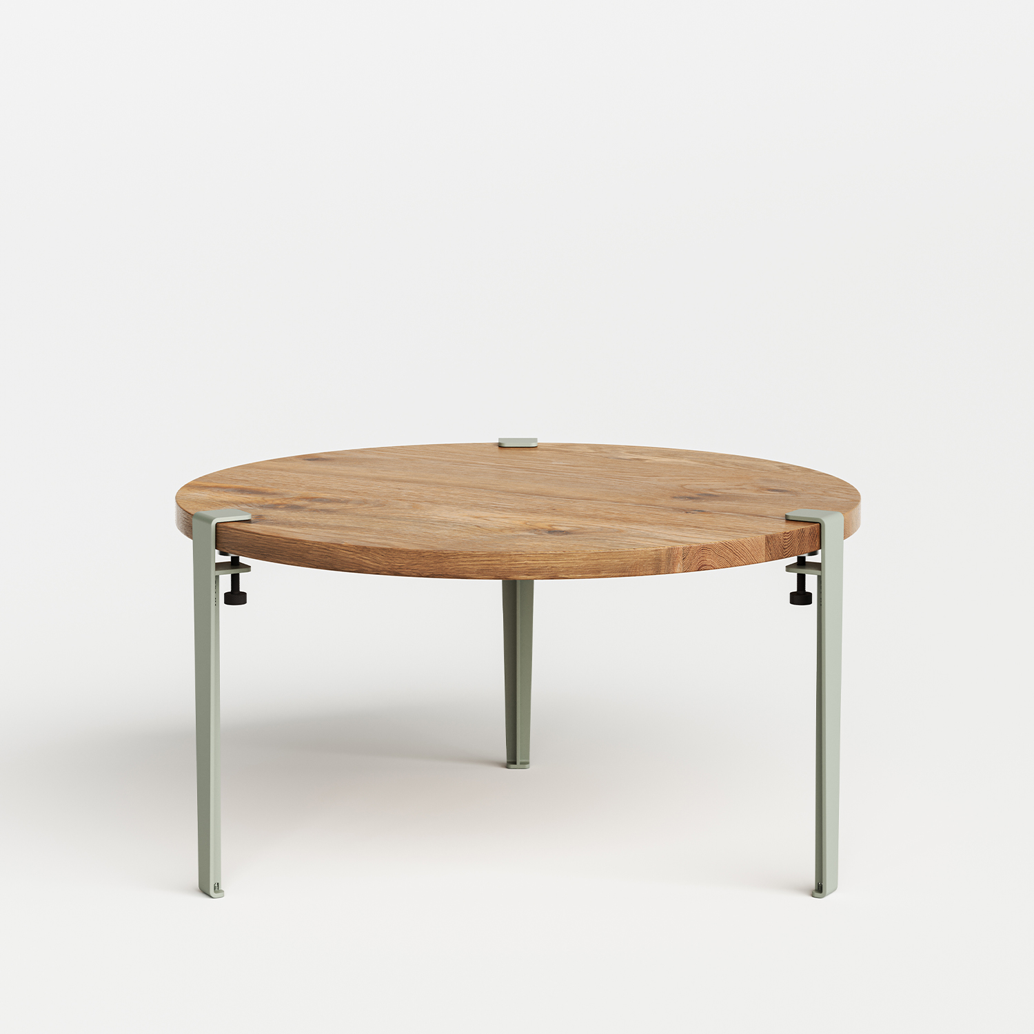 Runder Couchtisch TIPTOE Ø 80cm - recyceltem Altholz