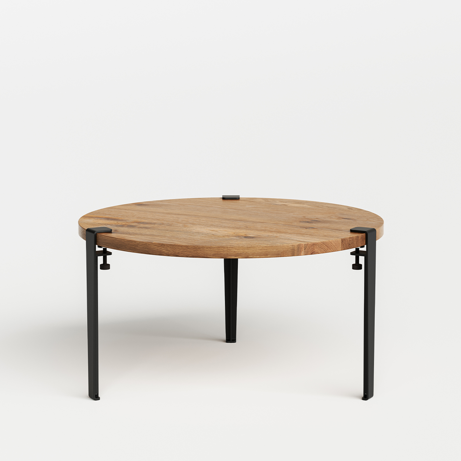 Runder Couchtisch TIPTOE Ø 80cm - recyceltem Altholz