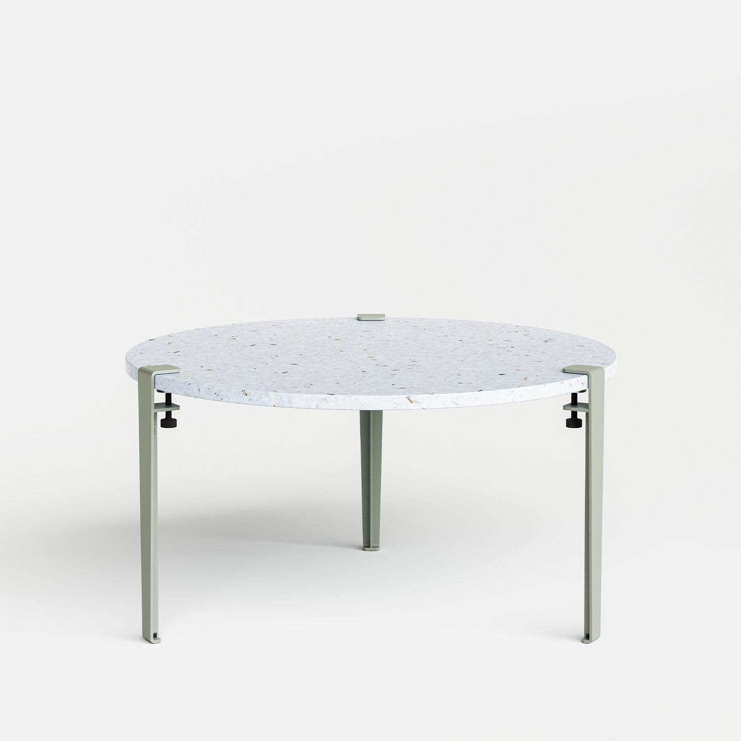 TIPTOE round coffee table Ø 80cm - Venezia recycled plastic