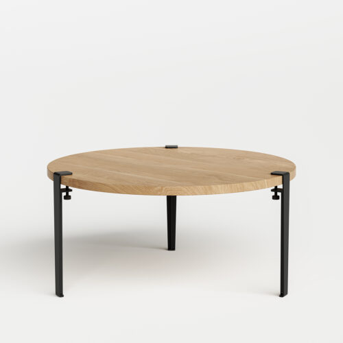 TIPTOE round coffee table Ø 90cm - solid oak