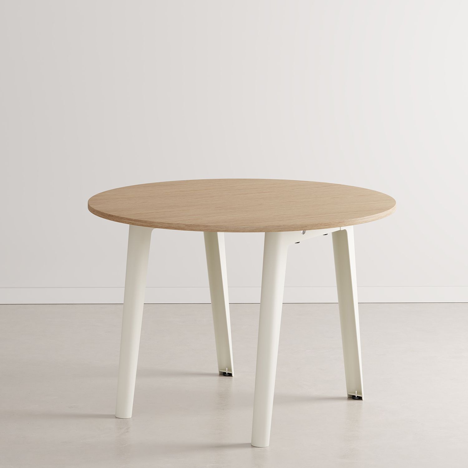 Runder Konferenztisch NEW MODERN Ø 110cm - öko-zertifiziertes Holz