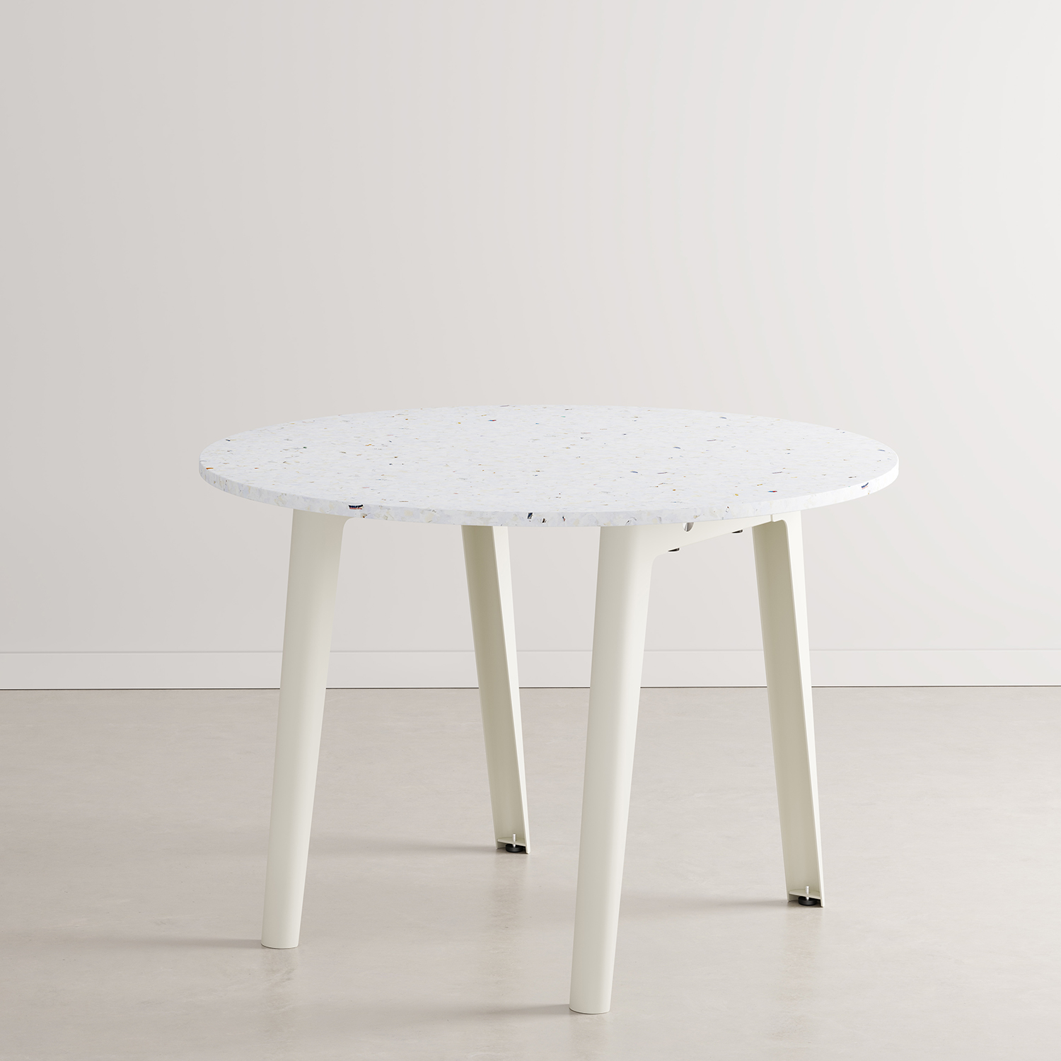 Runder Konferenztisch NEW MODERN Ø 108cm - recycelter Kunststoff Venezia