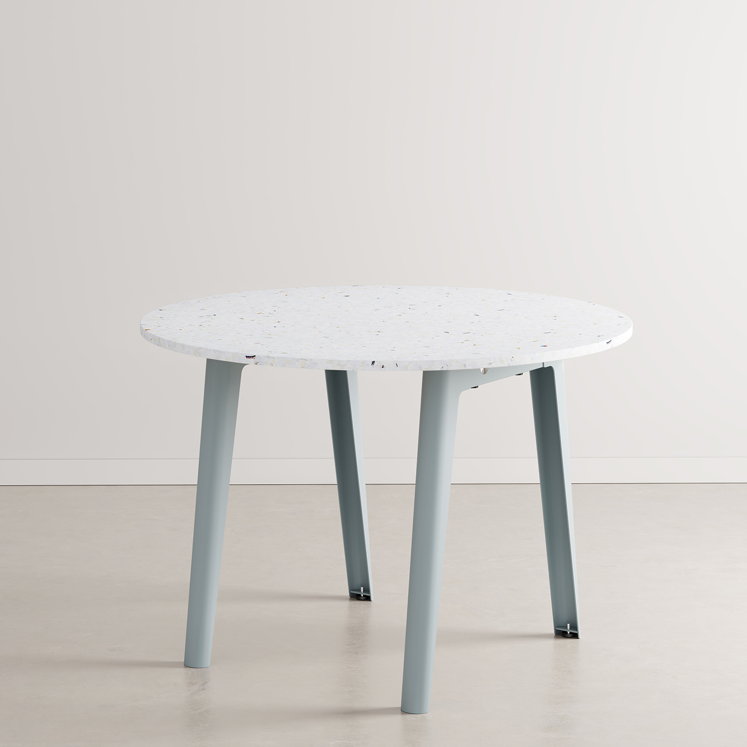 Runder Konferenztisch NEW MODERN Ø 108cm - recycelter Kunststoff Venezia